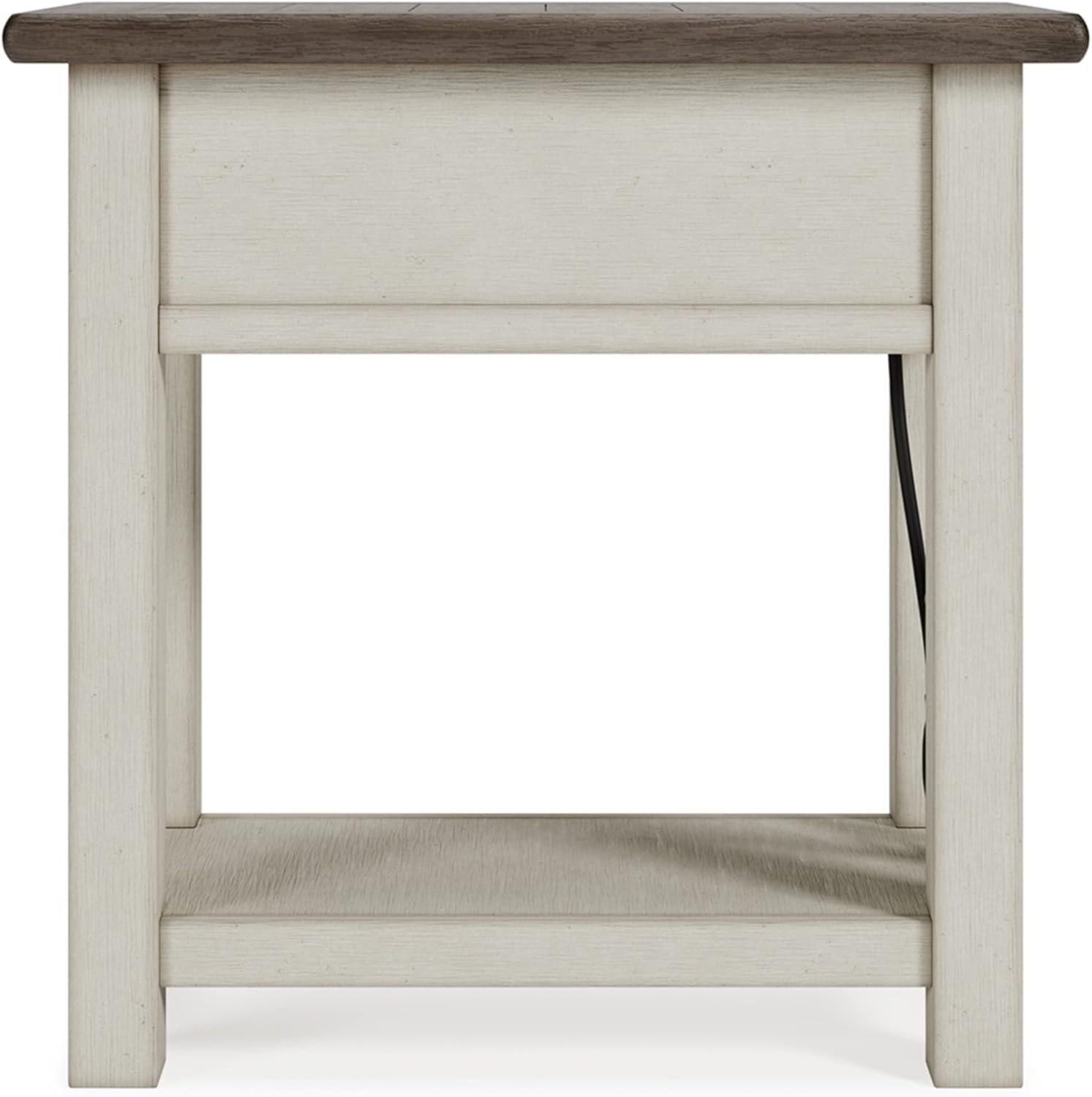 Signature Design by Ashley Casual Bolanburg Chairside End Table Two-tone