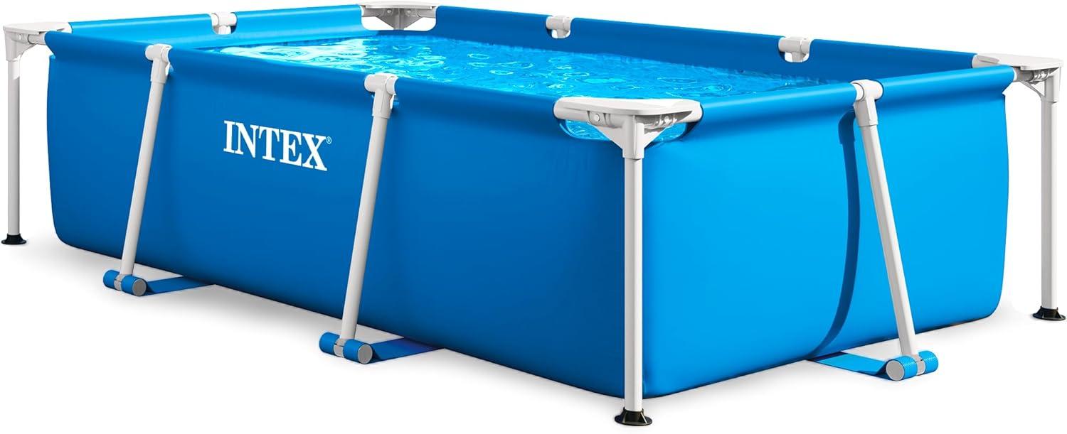 Intex New Intex Rectangular Frame Above Ground Swimming Pool & Reviews | Wayfair