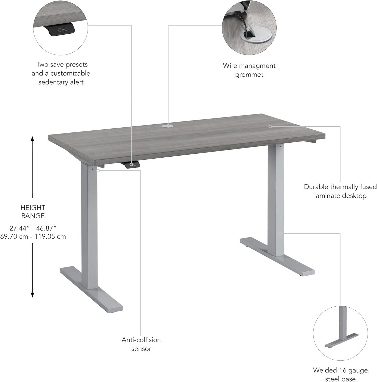 Move 60 Series Adjustable Metal Base Standing Desk