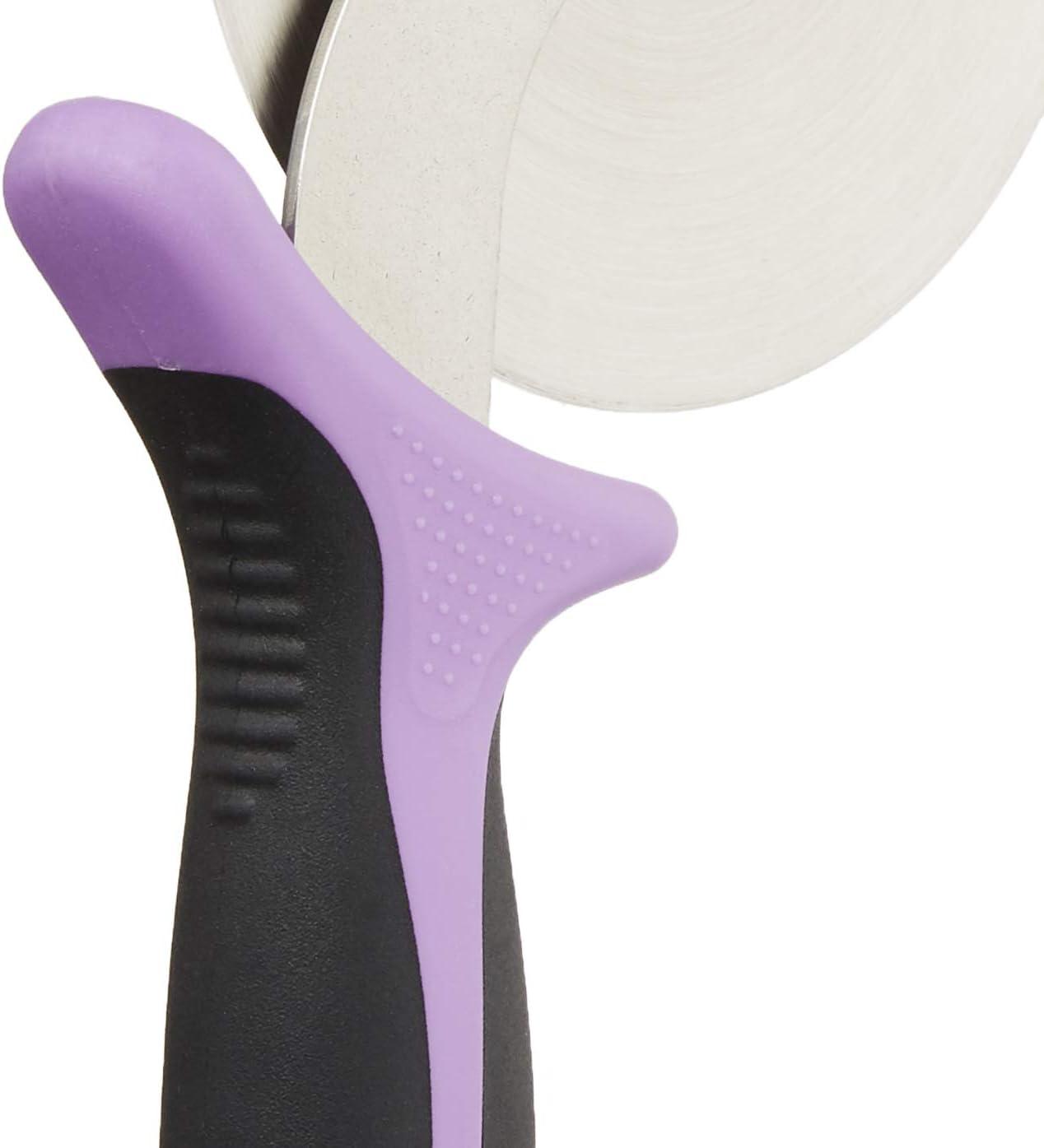 Mercer 4" Purple High Carbon Steel Pizza Cutter