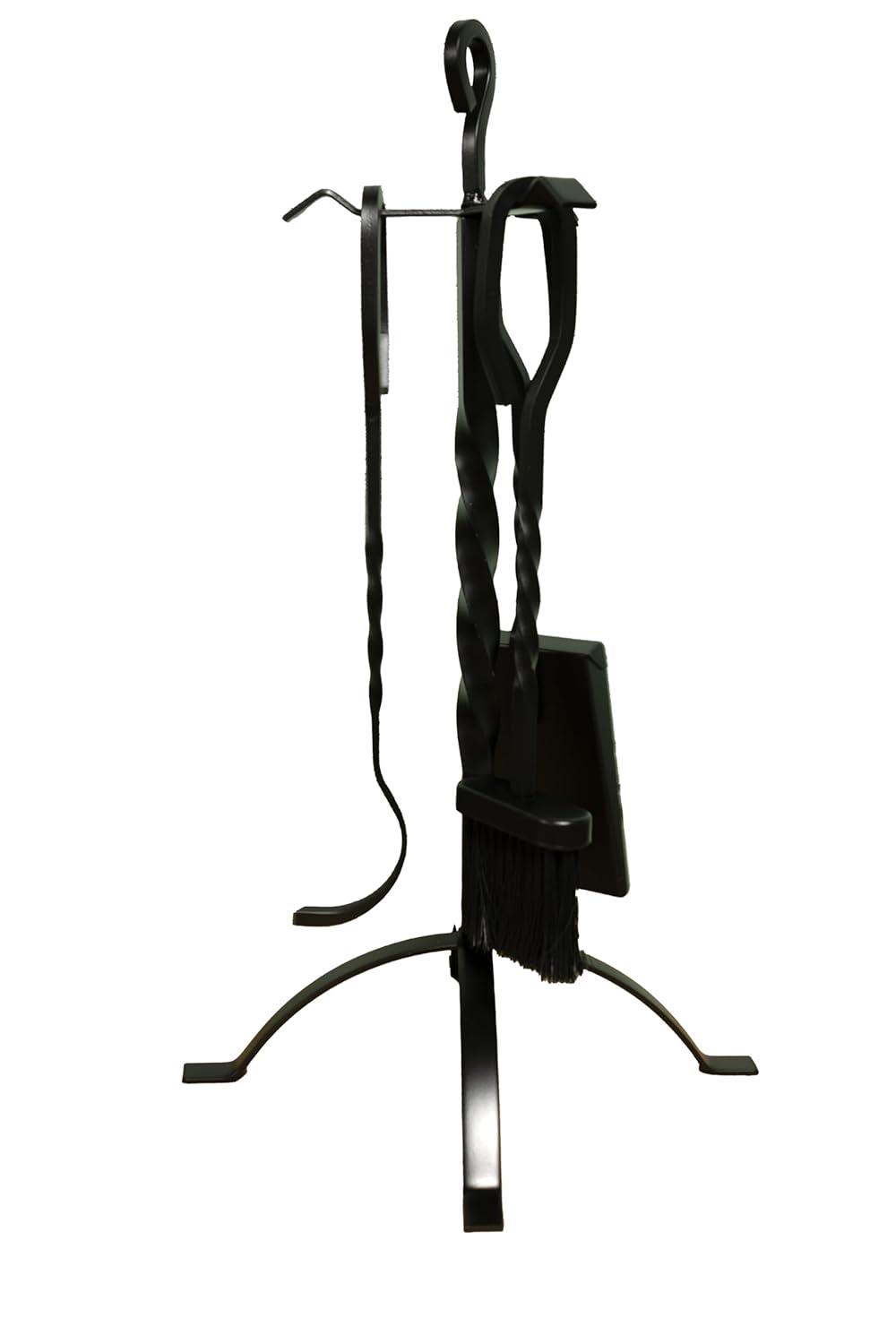 Comfort Glow Comfort Glow 4-Piece Cast Iron Fireplace Tool Set with Stand, 16" Tools - CGFT16