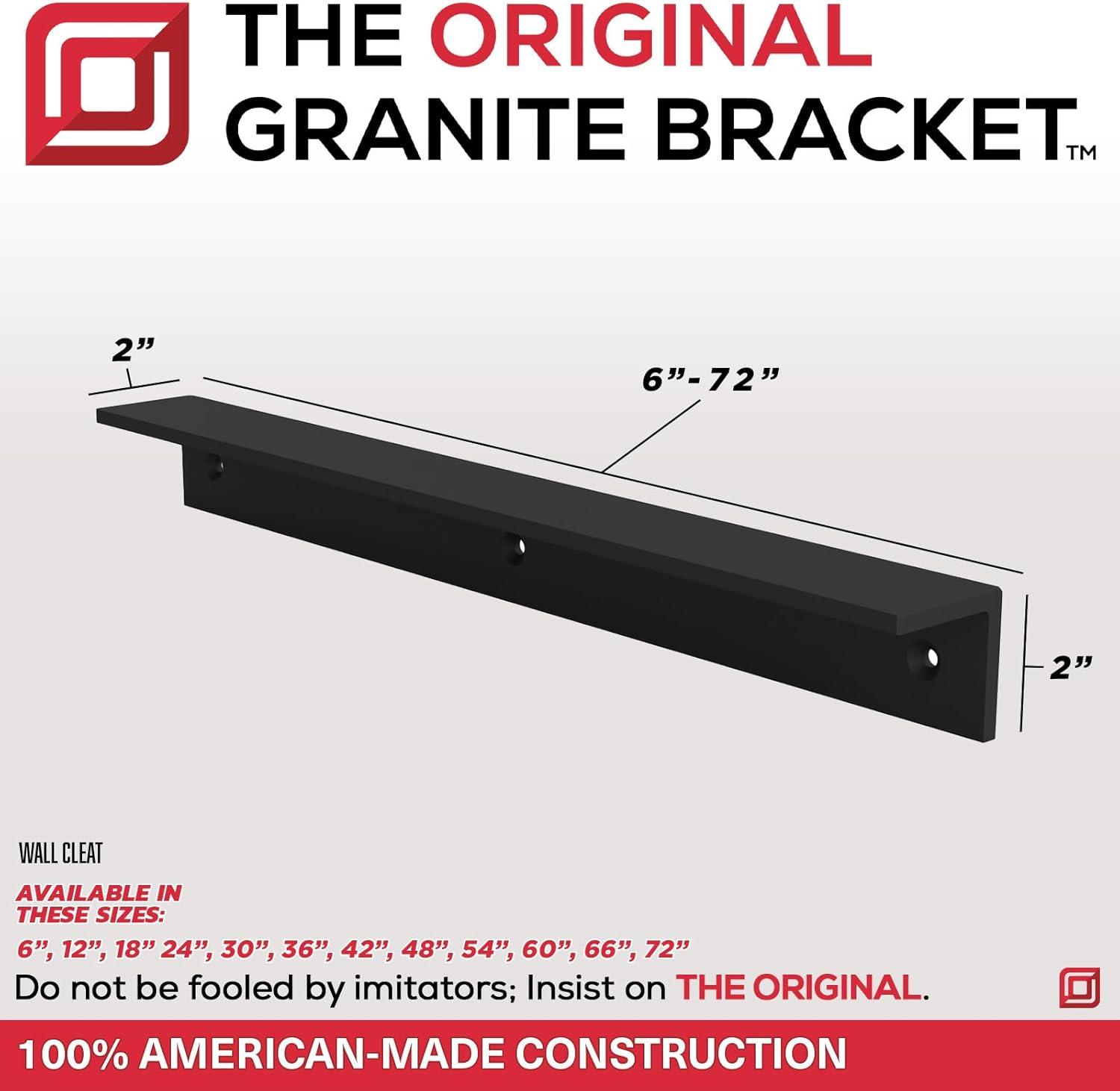 The Original Granite Bracket The Original™ Wall Cleat Countertop Support Bracket