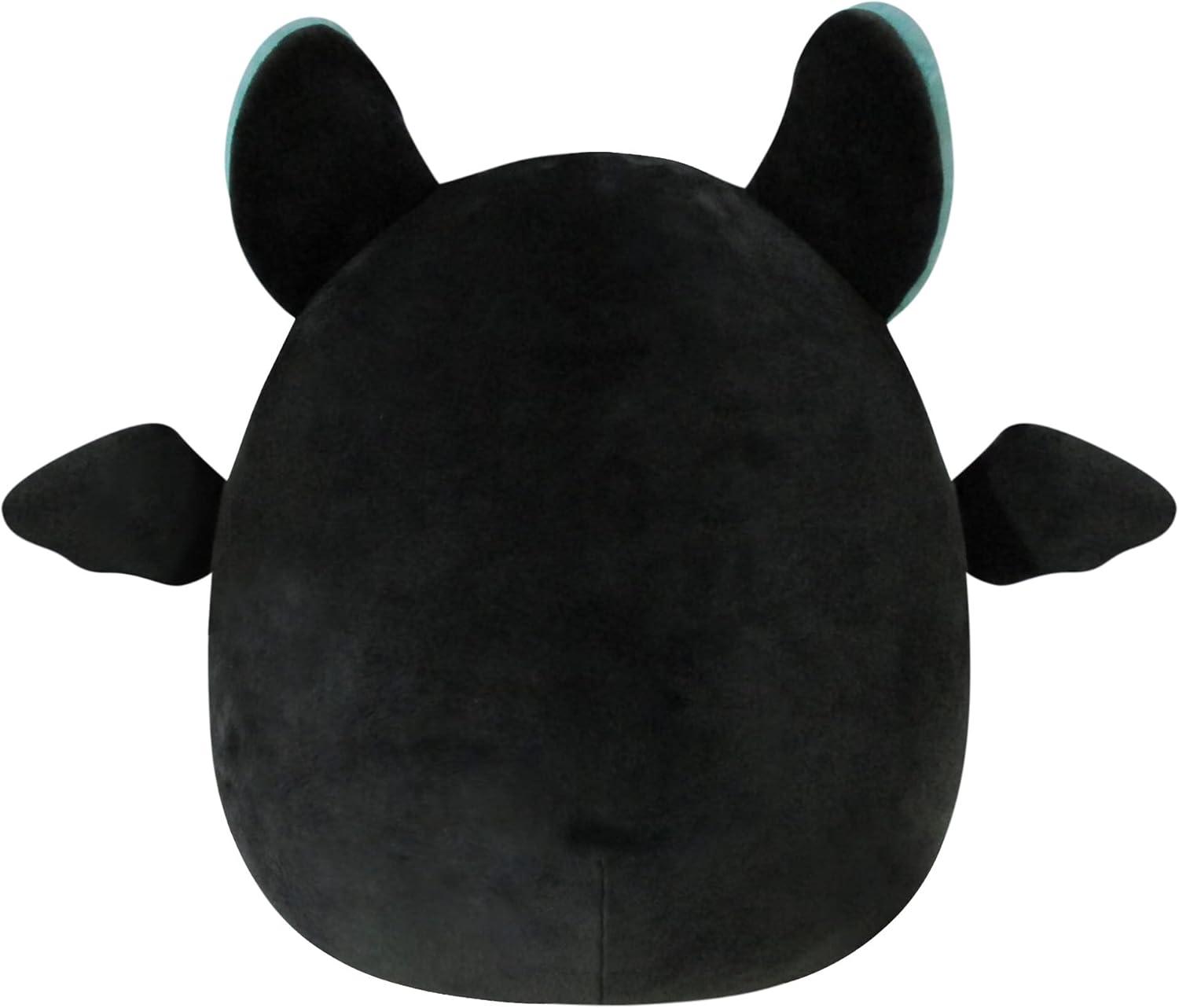 Squishmallows 12-Inch Aldous Teal and Black Fruit Bat - Medium-Sized Ultrasoft Official Jazwares Plush - Gift for Kids, Girls & Boys