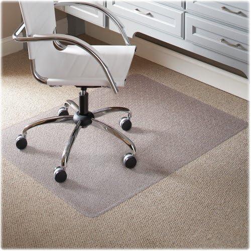 Task Series AnchorBar Chair Mat for Carpet up to 0.25 46 x 60, Clear