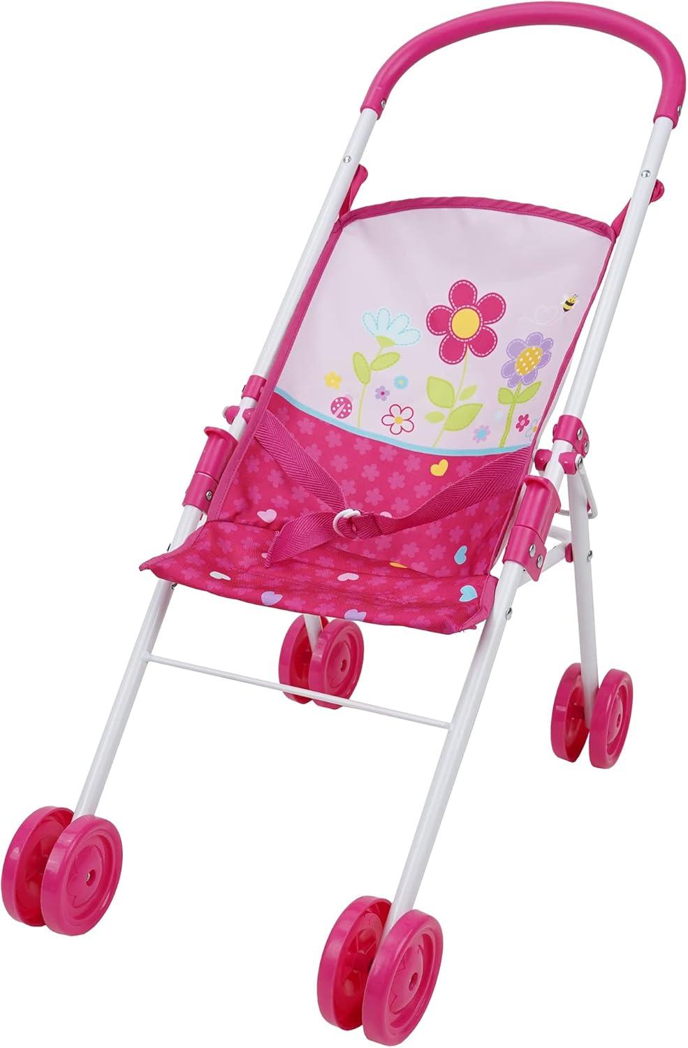 509: Garden Doll 3-in-1 Feed n Swing Combo Play Set - Kids Pretend Play, Converts to Highchair, Swing, & Carrier, Ages 3+