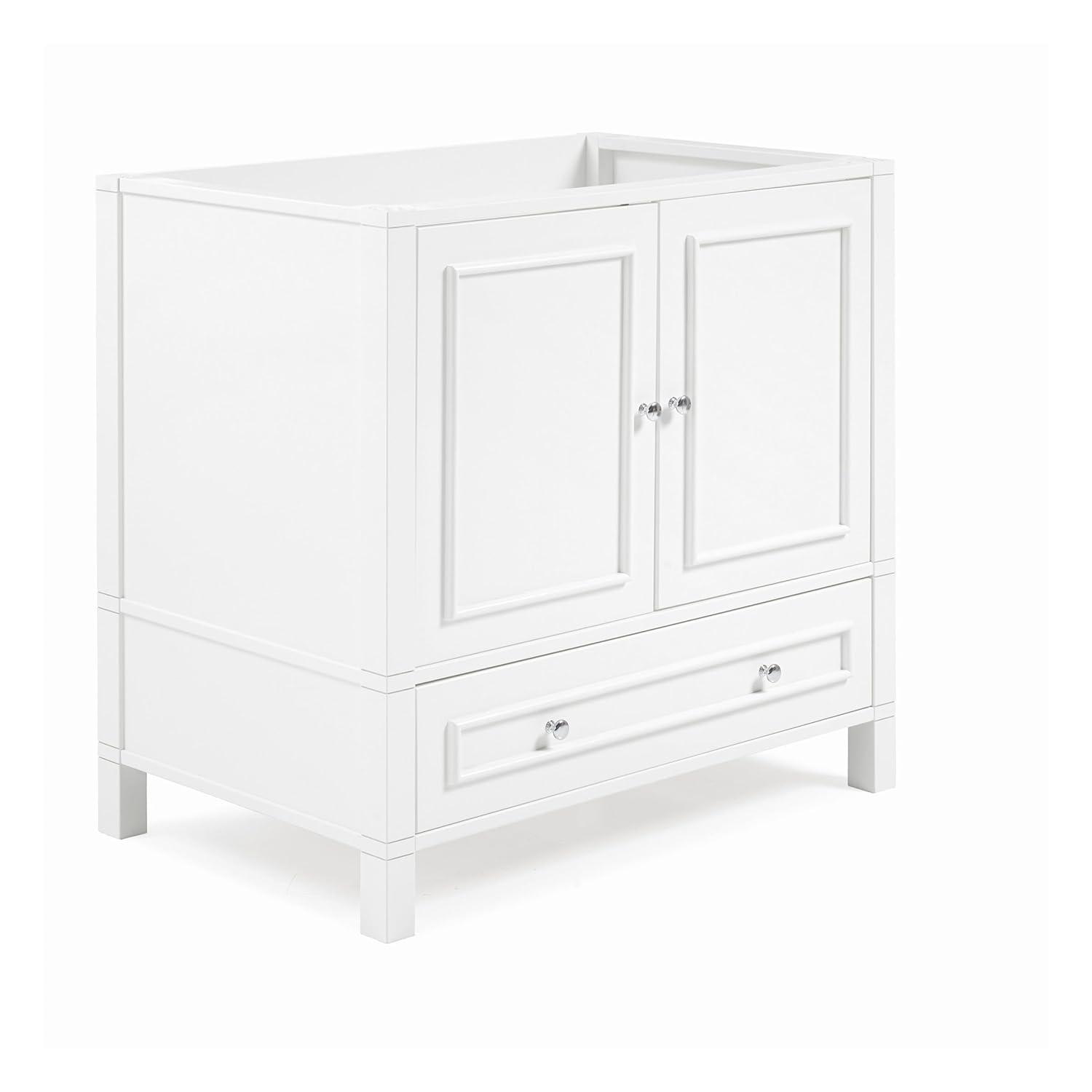 Williamsburg 36"W Transitional Style Vanity Cabinet With Soft Close Doors And Drawers