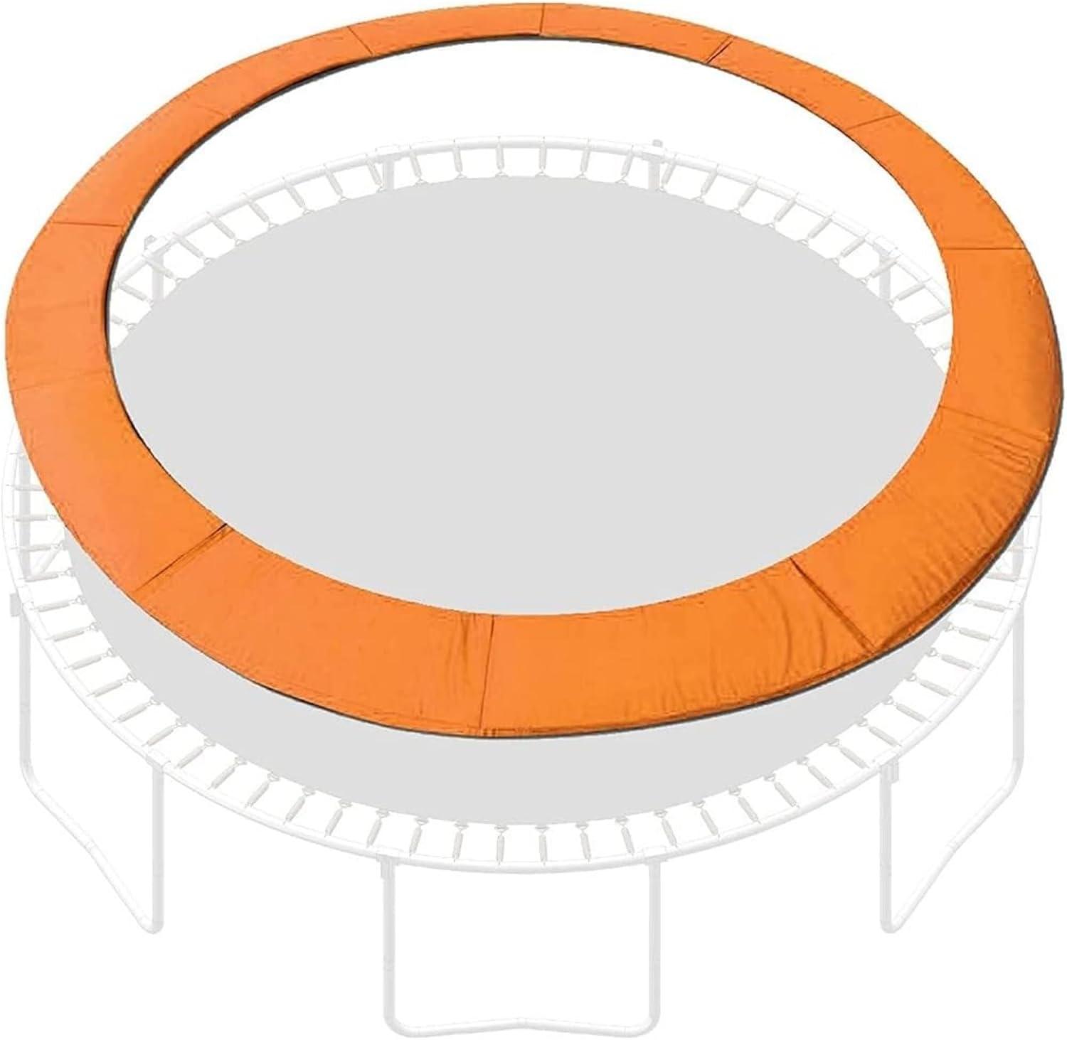 SkyBound Universal Trampoline Safety Pad,Round Trampoline Spring Cover for 15Ft Trampoline Frame Fits up to 8" Springs - Orange