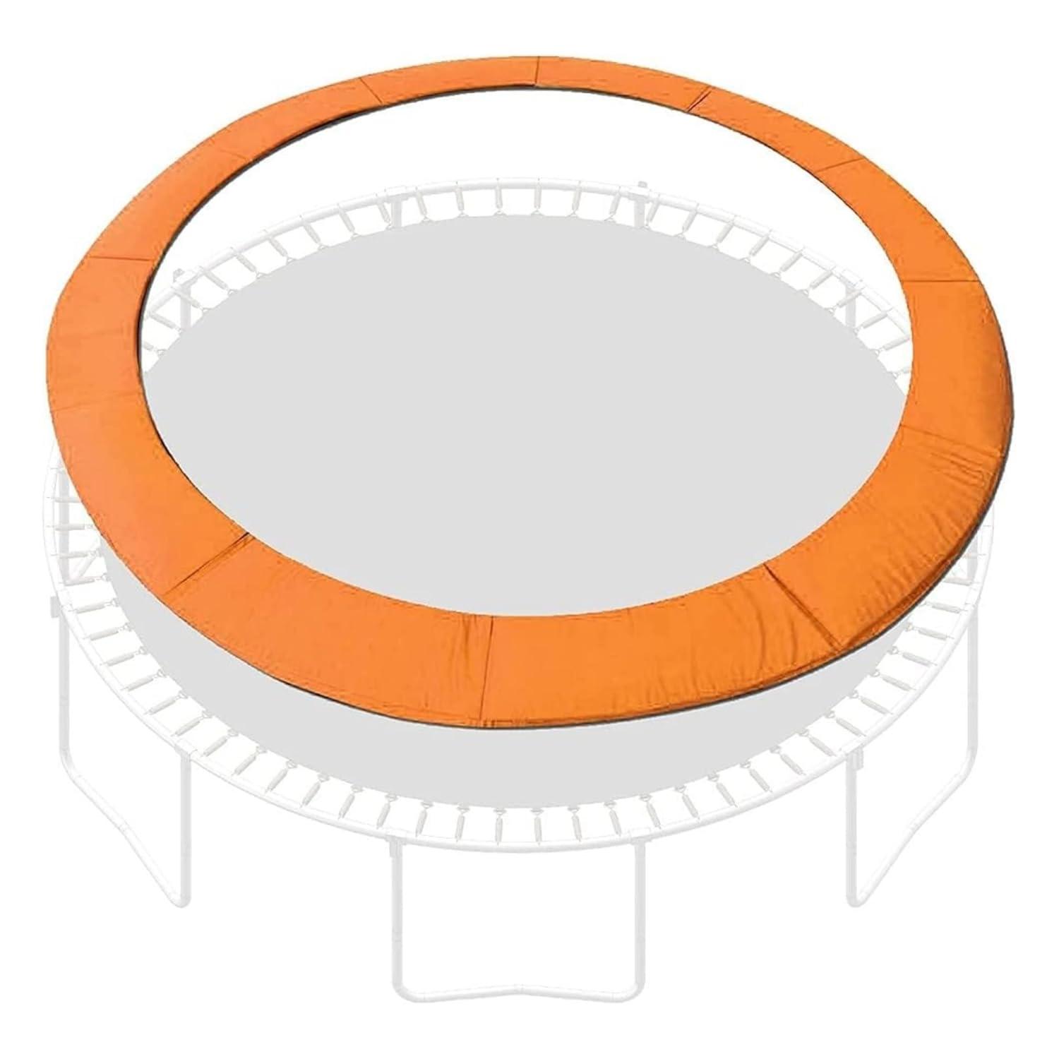 SkyBound Universal Trampoline Safety Pad,Round Trampoline Spring Cover for 15Ft Trampoline Frame Fits up to 8" Springs - Orange