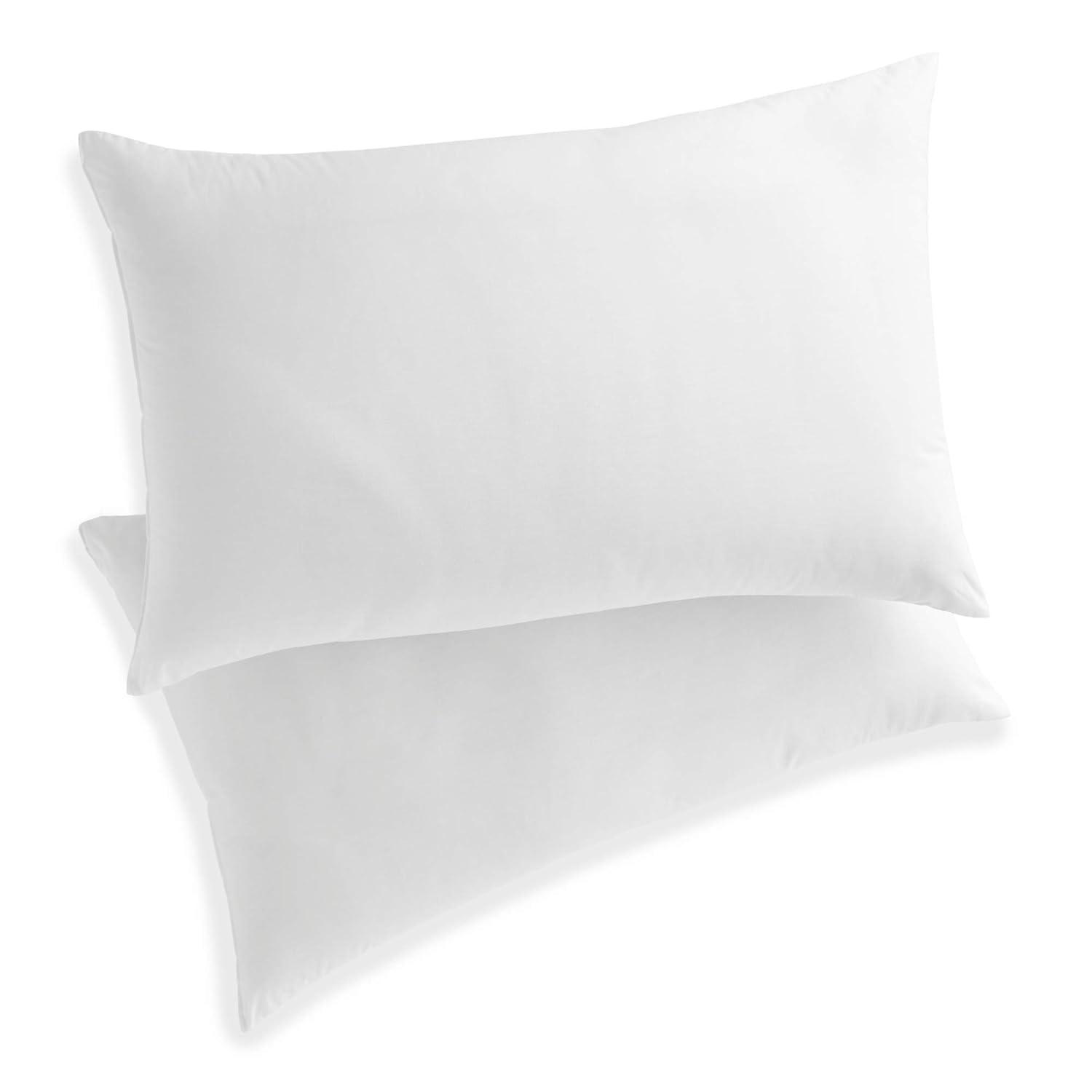 Martex Martex Clean Essentials Pillow and Pillow Protector Set With Silverbac Antimicrobial Technology