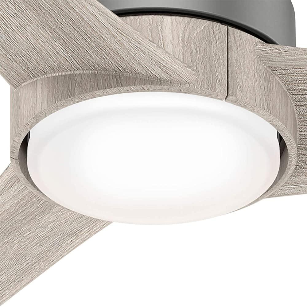 Hunter Fan 52'' Lakemont 3 - Blade LED Indoor / Outdoor Modern Ceiling Fan with Remote Control and Light Kit