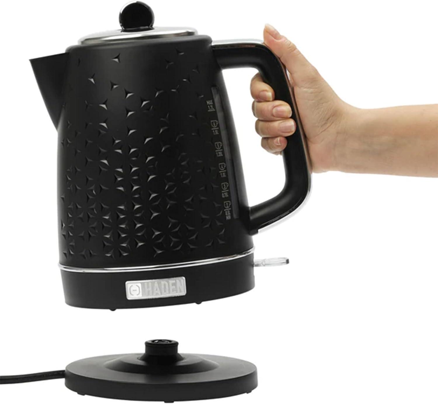 HADEN Starbeck Black Electric Tea Kettle