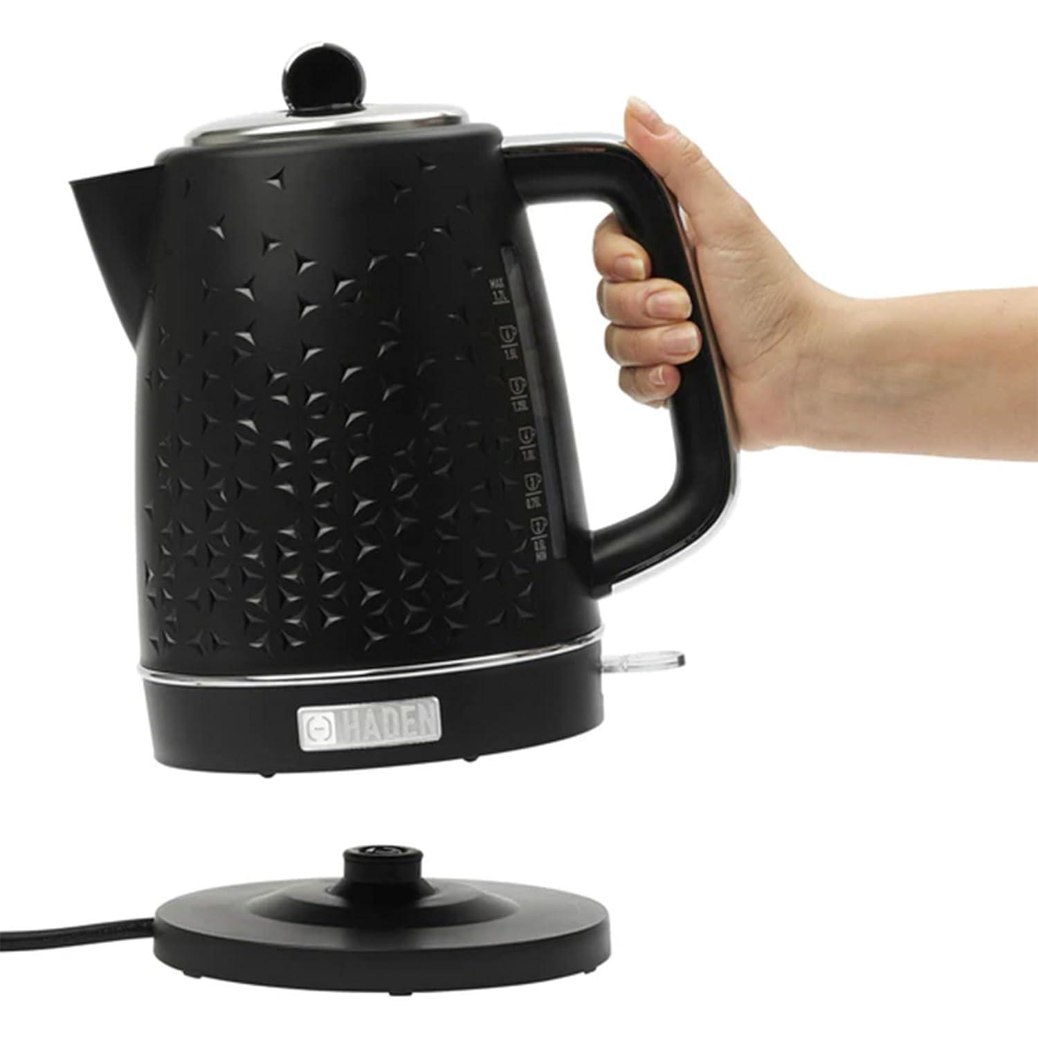 HADEN Starbeck Black Electric Tea Kettle