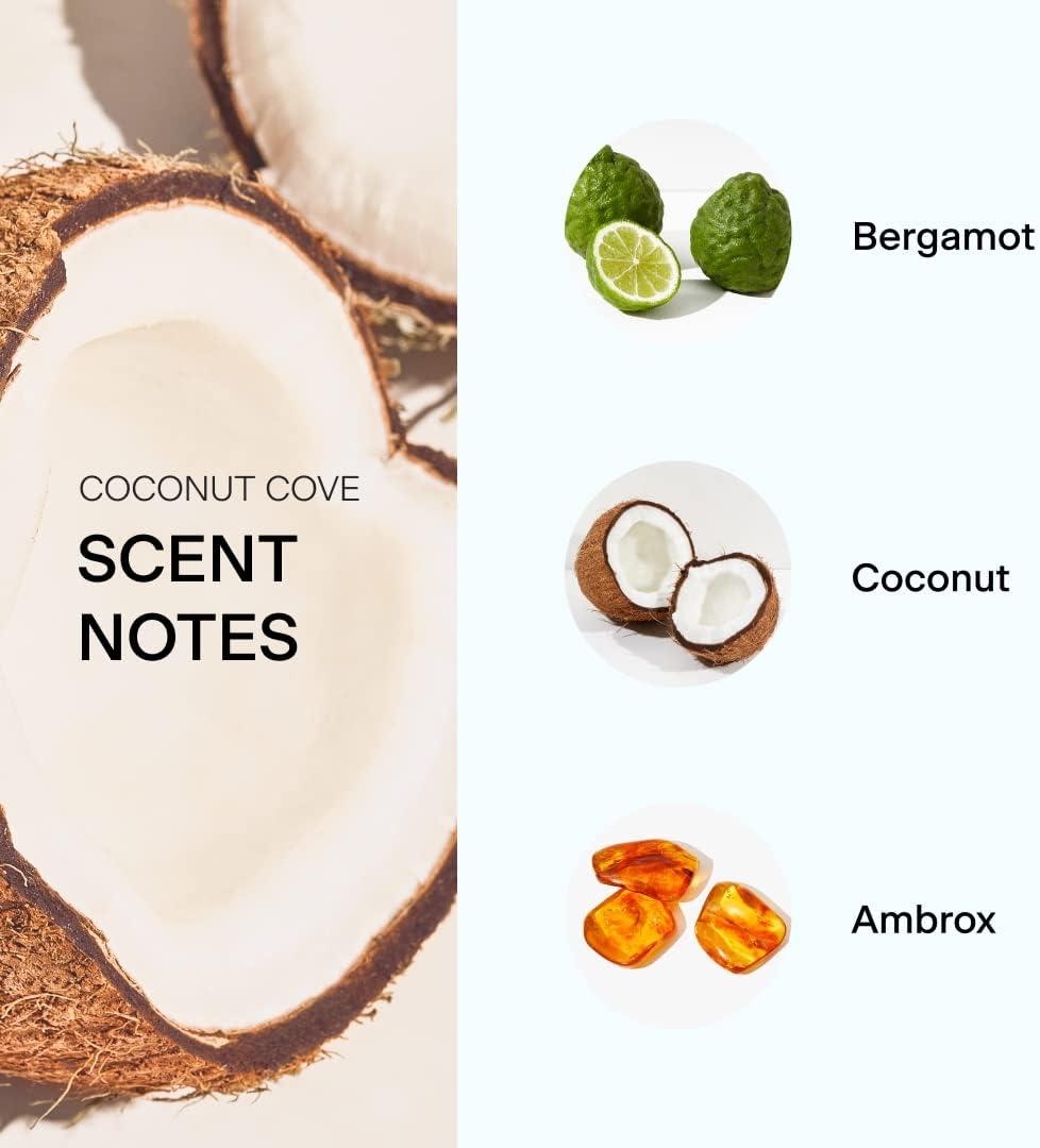 Skylar Coconut Cove Candle, Non-Toxic Clean-Burning Candles with Soy Coconut Wax, Fresh Soy Candles for Home, Scented Candles USA Made & Hand-Poured