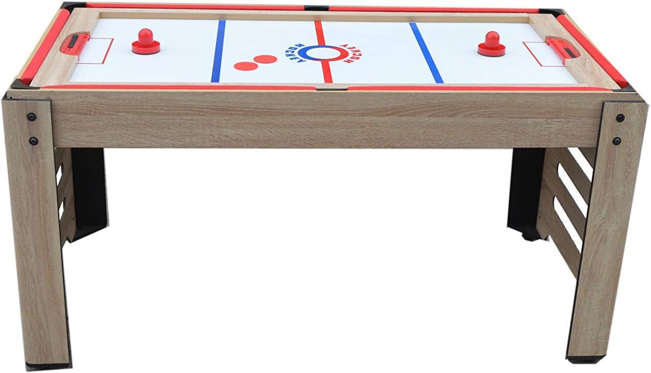 Hathaway Games Madison Multi Game Table with Foosball, Glide Hockey, Table Tennis, Billiards, Shuffleboard and Bowling