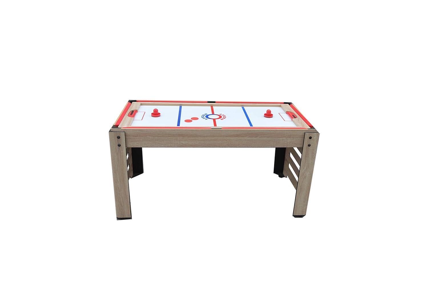 Hathaway Games Madison Multi Game Table with Foosball, Glide Hockey, Table Tennis, Billiards, Shuffleboard and Bowling