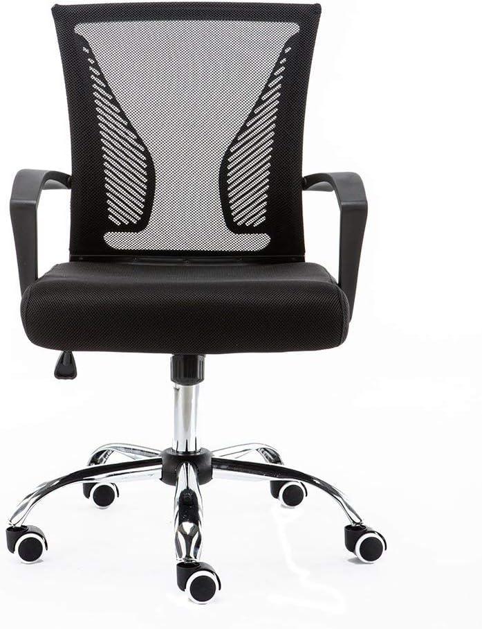 Modern Home Zuna Mid-Back Office Chair - Black/Black