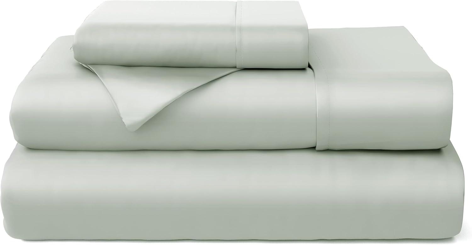 Cosy House Collection 100% Rayon Derived from Bamboo Bed Sheets Set - Silver, Twin XL