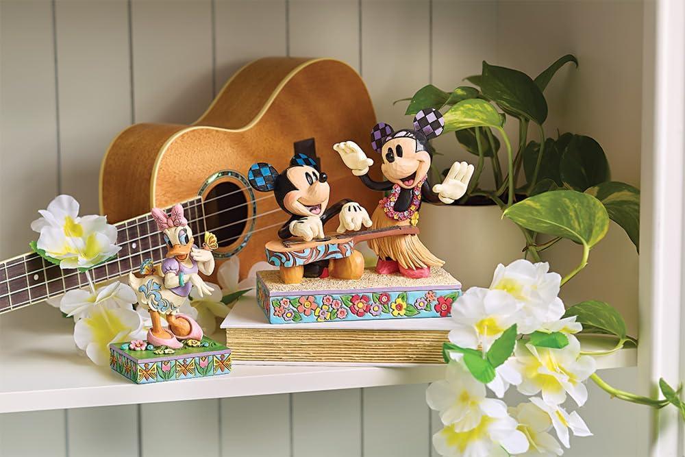 Jim Shore Disney Traditions Mickey and Minnie Hawaii Figurine