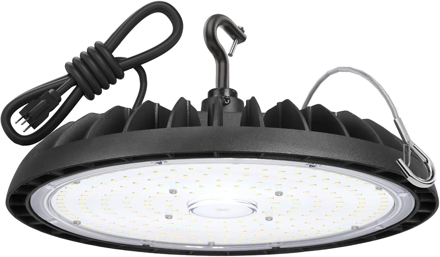 Led High Bay Light 250W, 5000K Bright High Bay Led Lights 37500LM, Durable UFO Bay Lighting (150LM/W) for Workshop, Garage, Warehouse