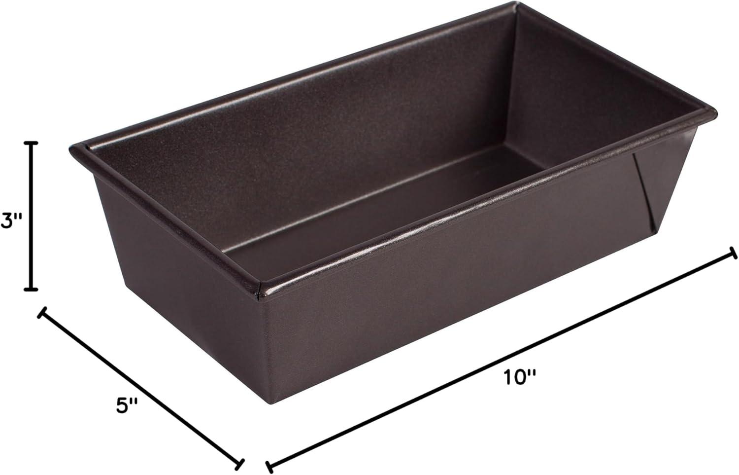 Black Non-Stick Aluminized Steel 1.5 lb Loaf Pan