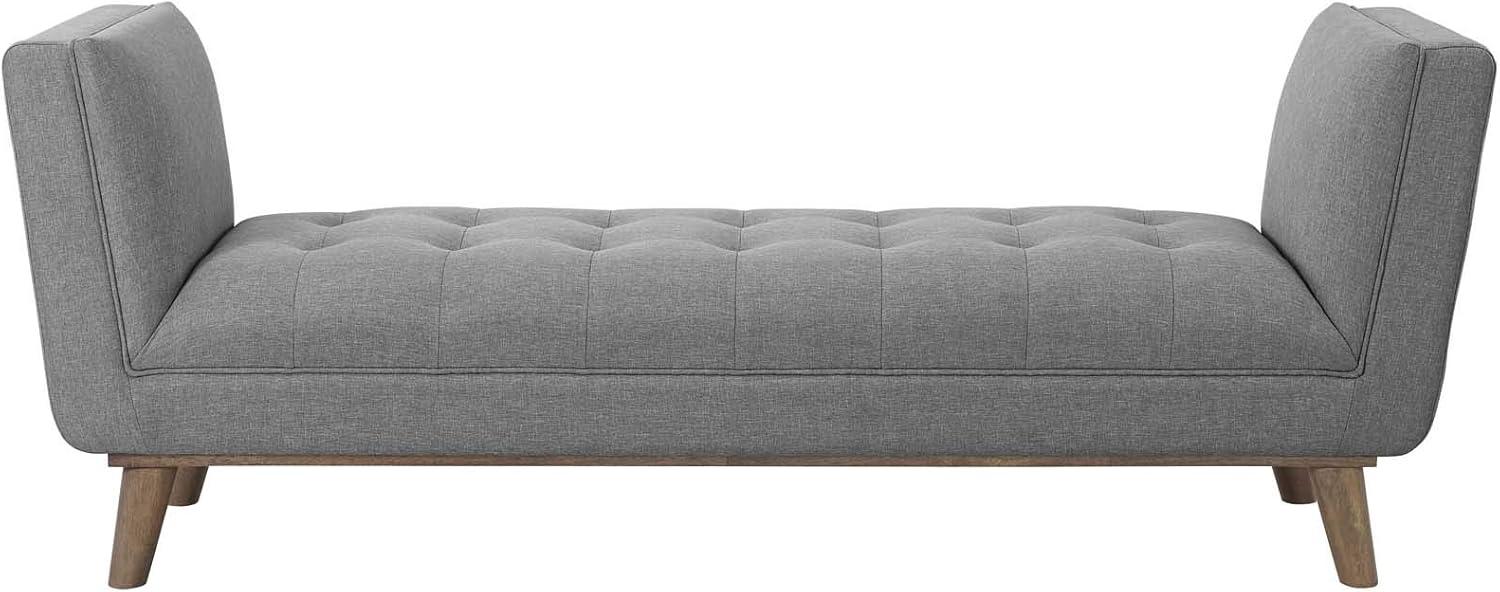 Modway Haven Tufted Button Upholstered Fabric Accent Bench