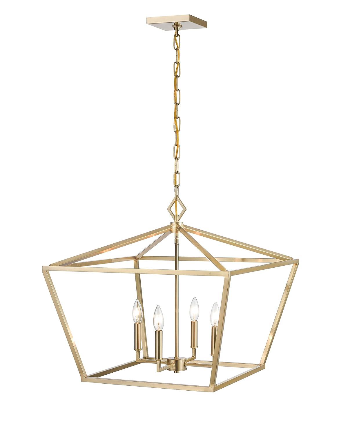 Millennium Lighting 4 - Light Pendant in  Modern Gold