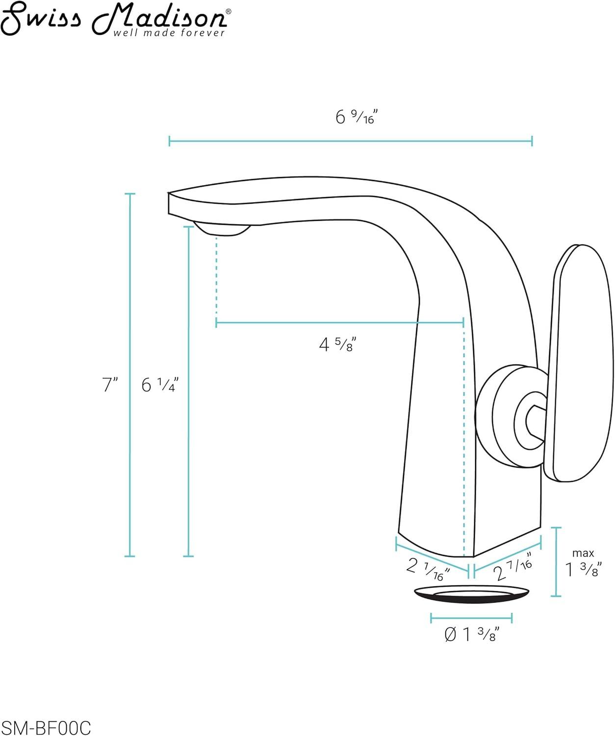 Château Single Hole, Single-Handle, Bathroom Faucet