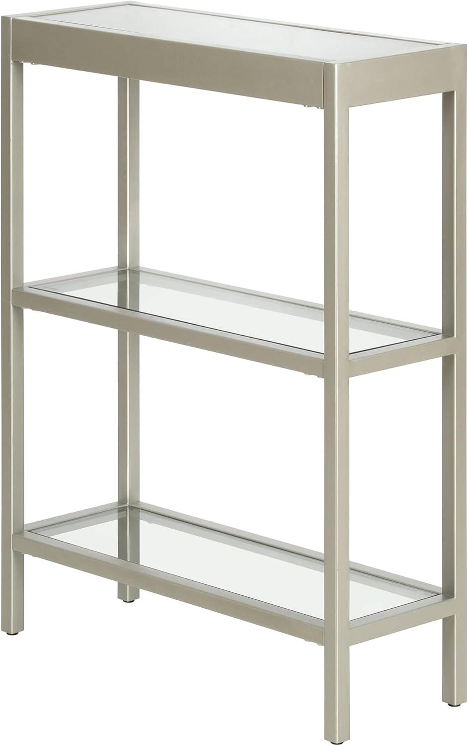 22 in. Brass Finish Console Table - Henn&Hart
