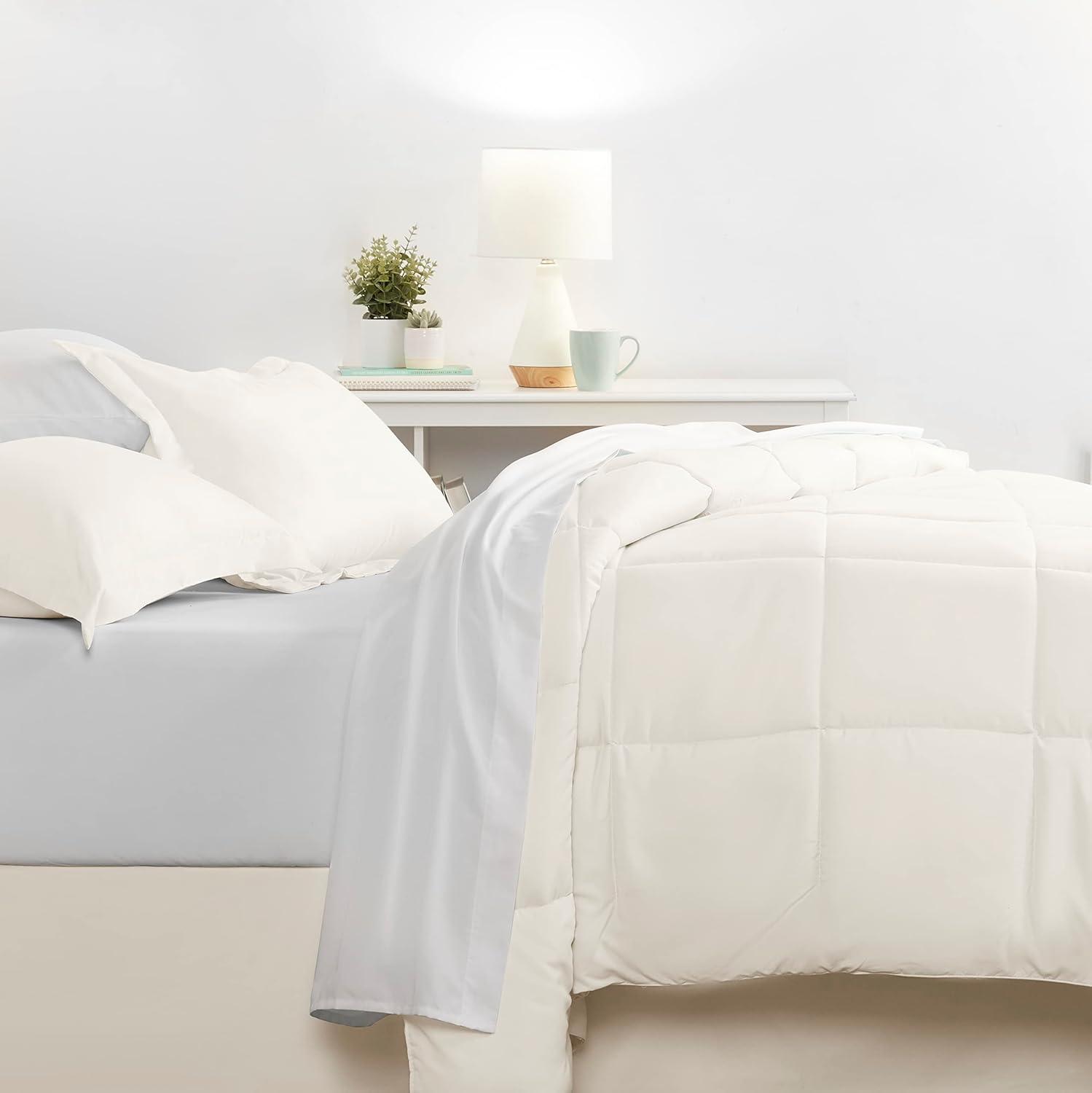 IEnjoy Home Simply Soft 8 Piece Microfiber Complete Bedding Set