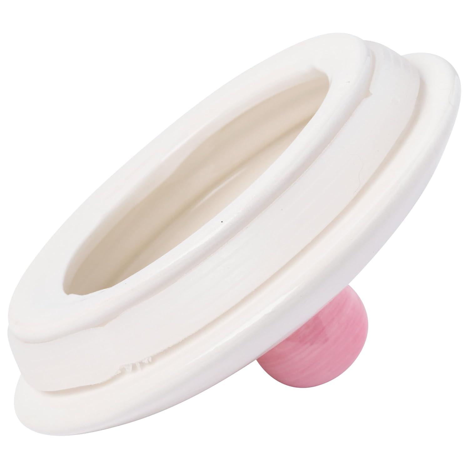 Silver Buffalo Ceramic / Porcelain Jar