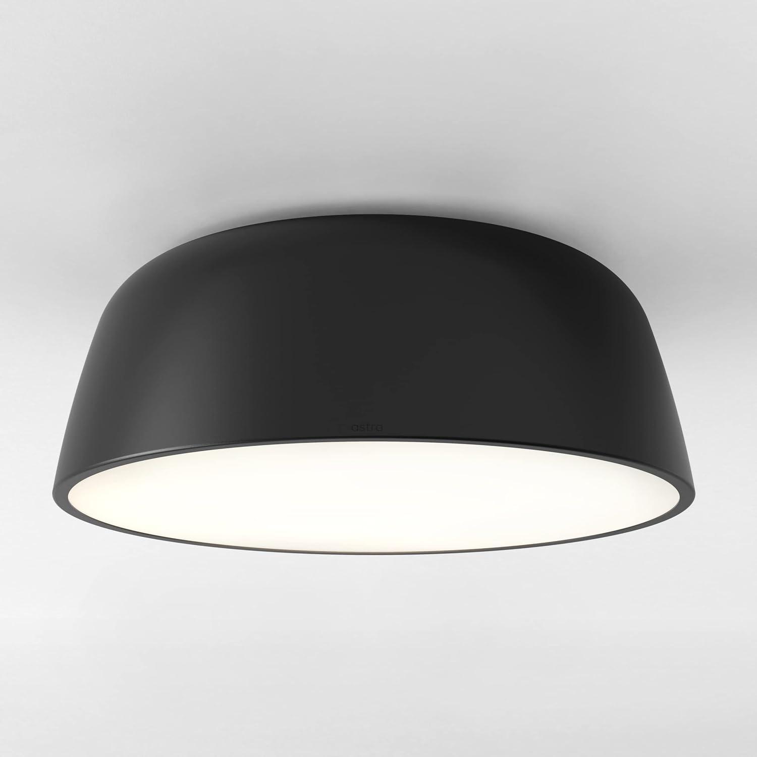 Astro Taiko 400 Indoor Ceiling Light (Matt Black) - Dry Rated -, Designed in Britain - 1456004-3 Years Guarantee