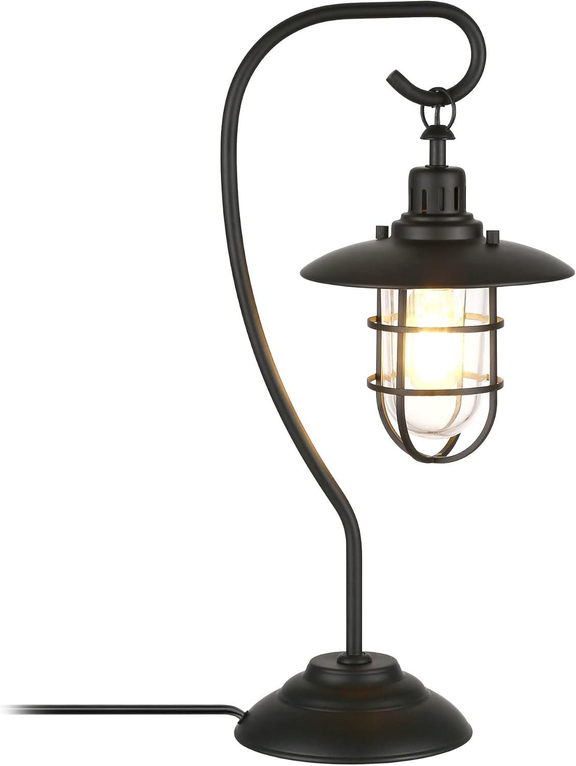 Evelyn&Zoe Metal Nautical Lantern Lamp