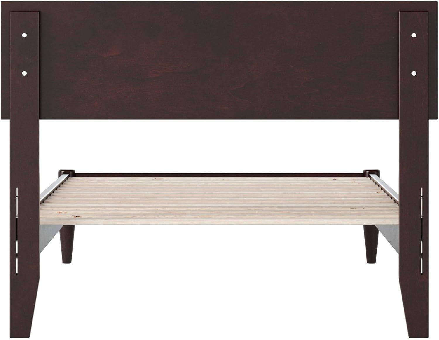 AFI Aria Queen Modern Solid Wood Low Profile Platform Bed, Espresso