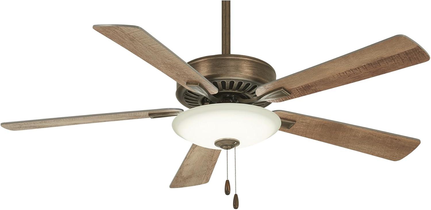 52'' Contractor 5 - Blade LED Standard Ceiling Fan with Pull Chain and Light Kit Included