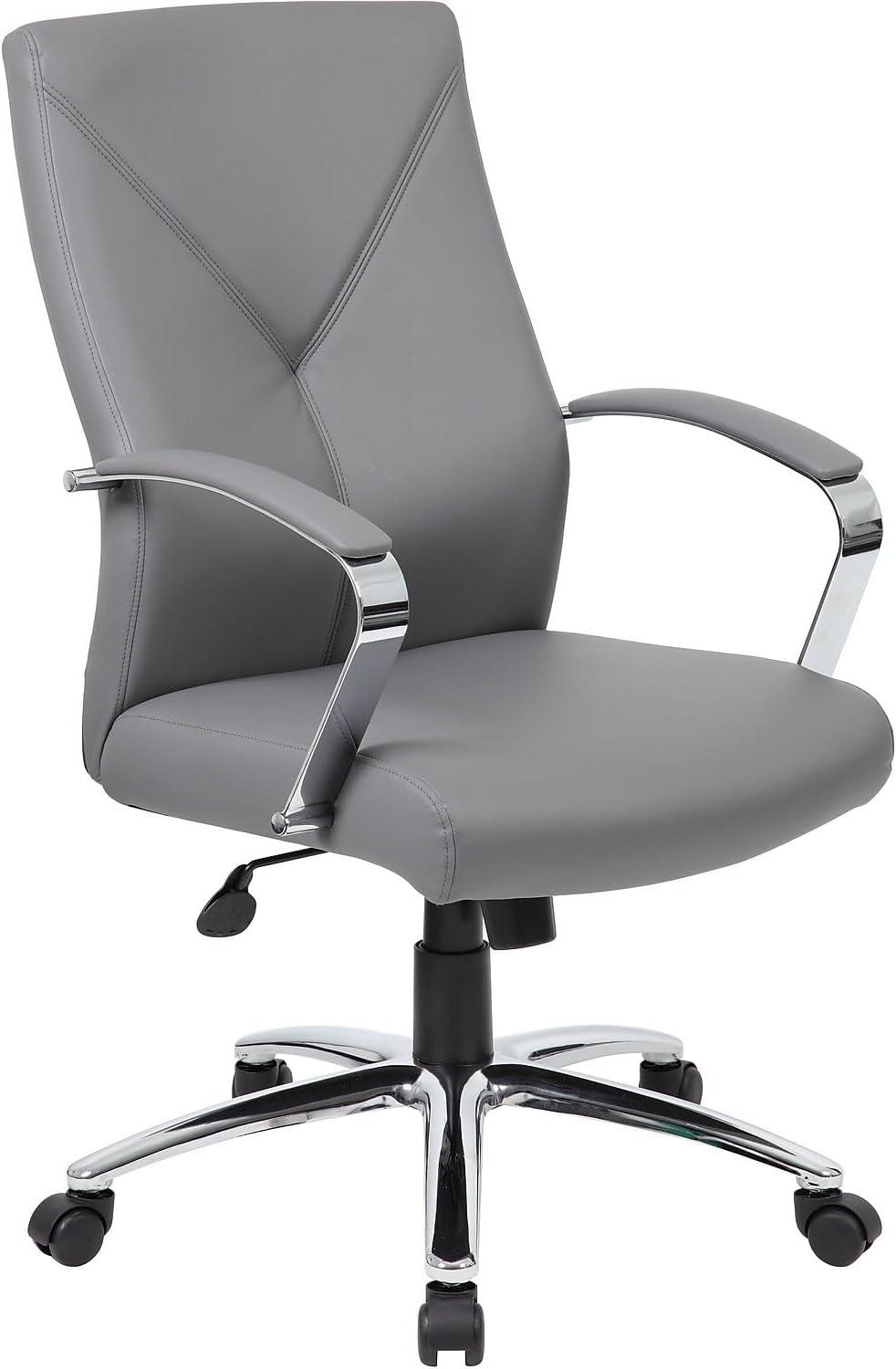 Boss Office Products Leather Conference Chair
