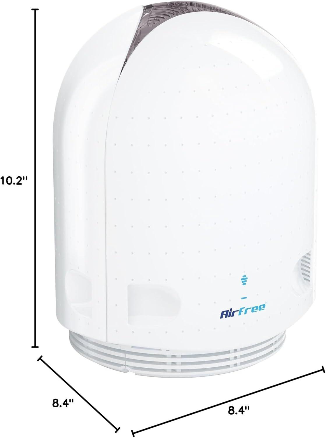 White Filterless Air Purifier with Silent Operation