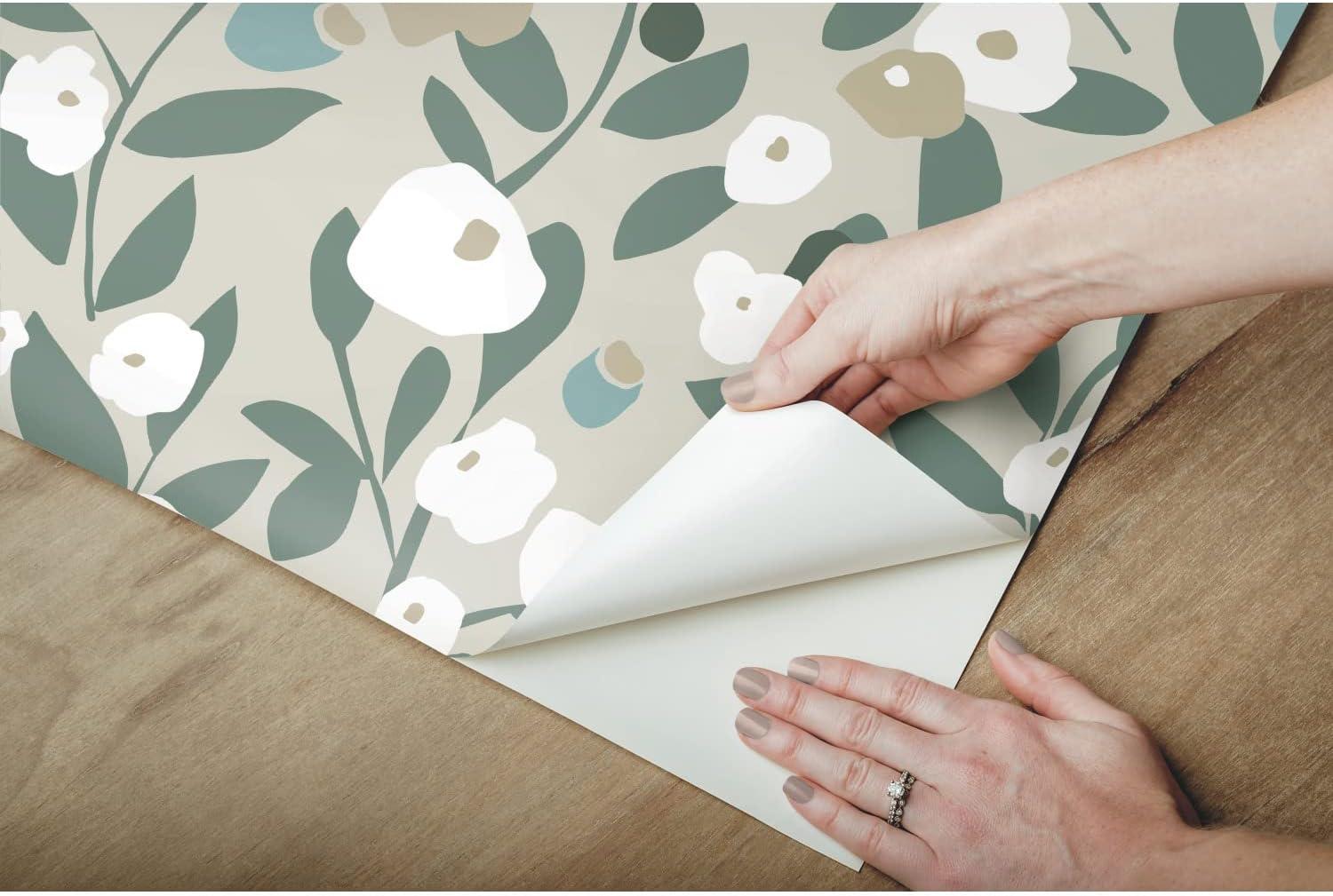 Kensington Peel & Stick Floral Roll