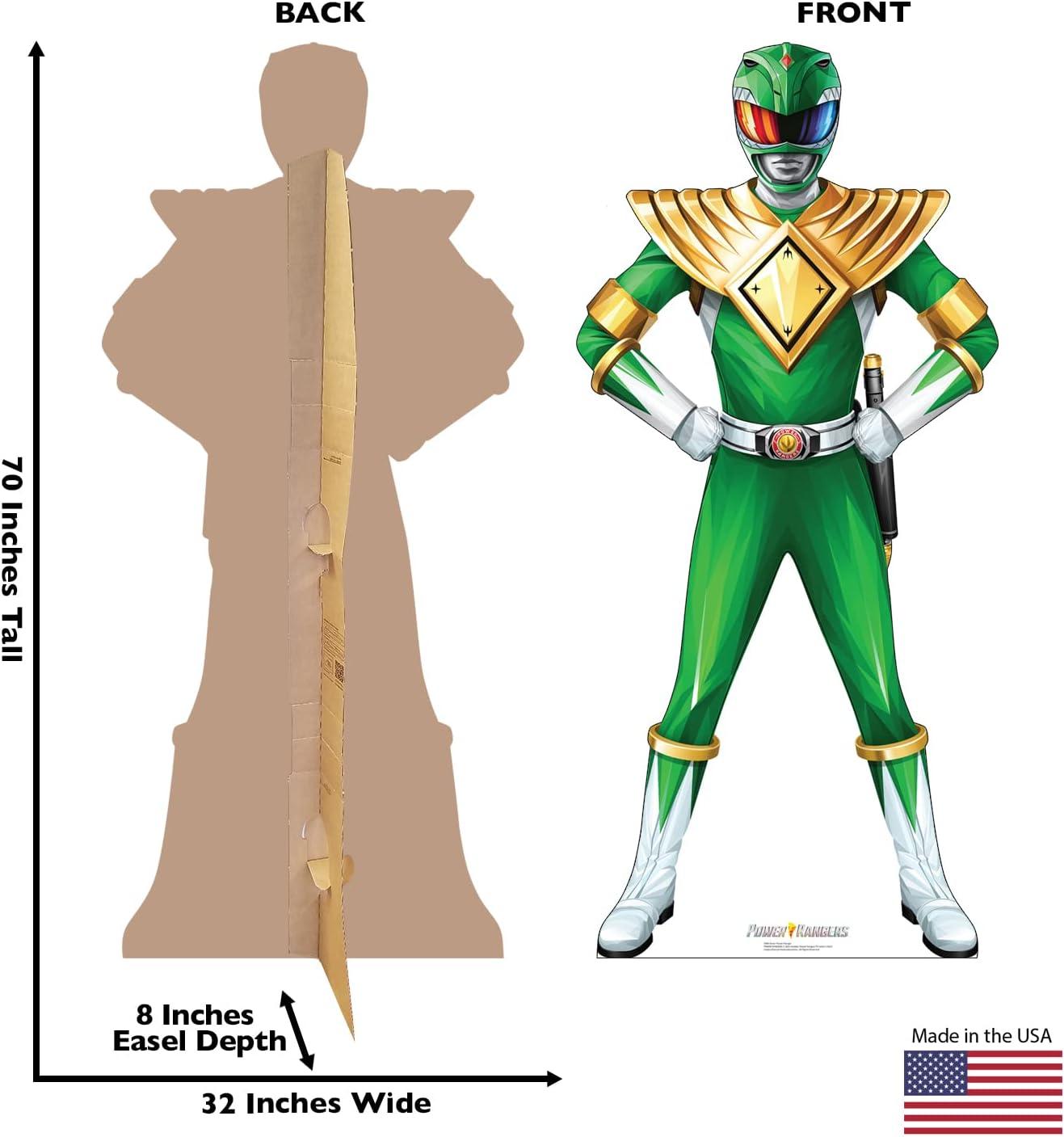 Life-Size Green Power Ranger Cardboard Cutout Standee