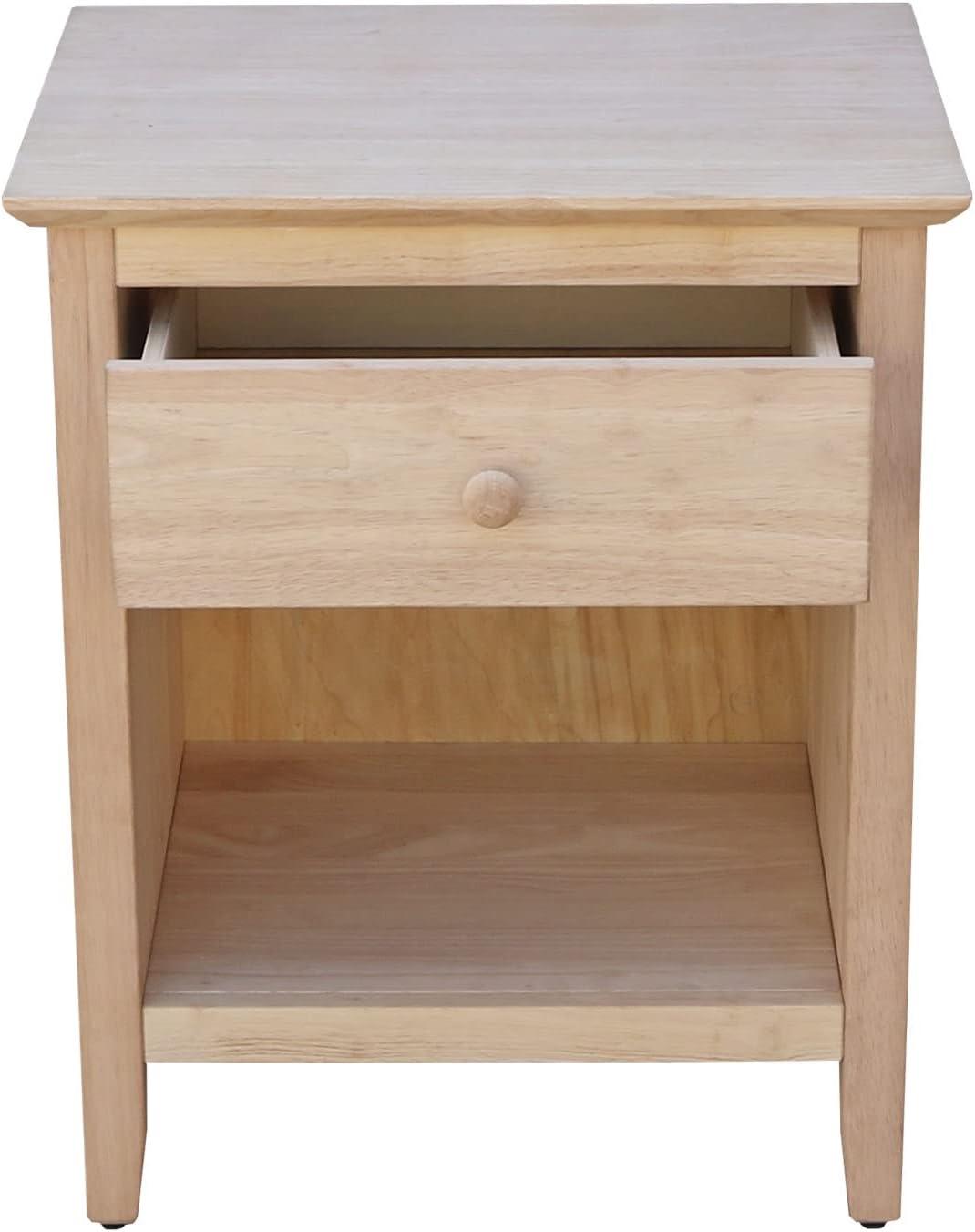 19.5" Nightstand Unfinished - International Concepts