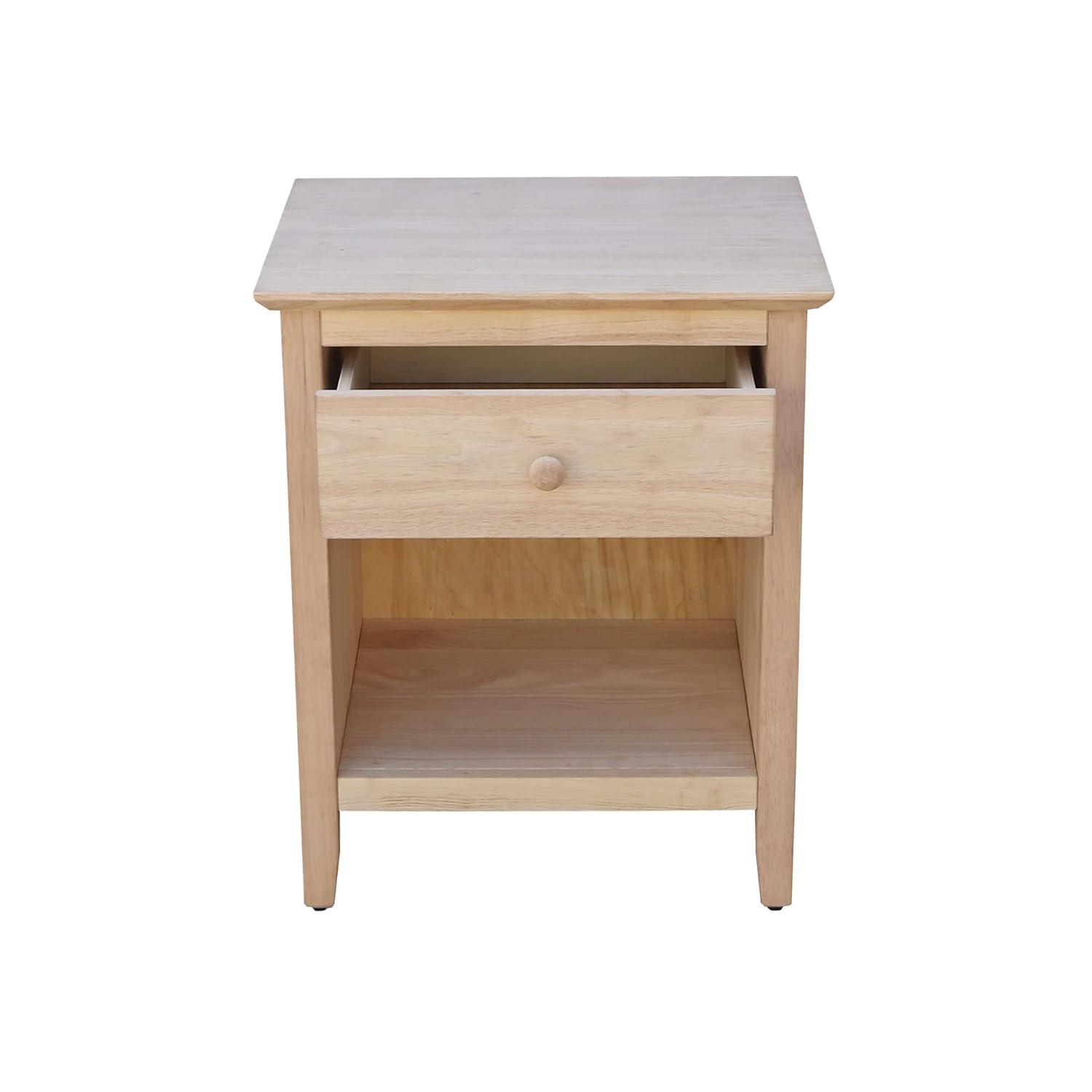 19.5" Nightstand Unfinished - International Concepts