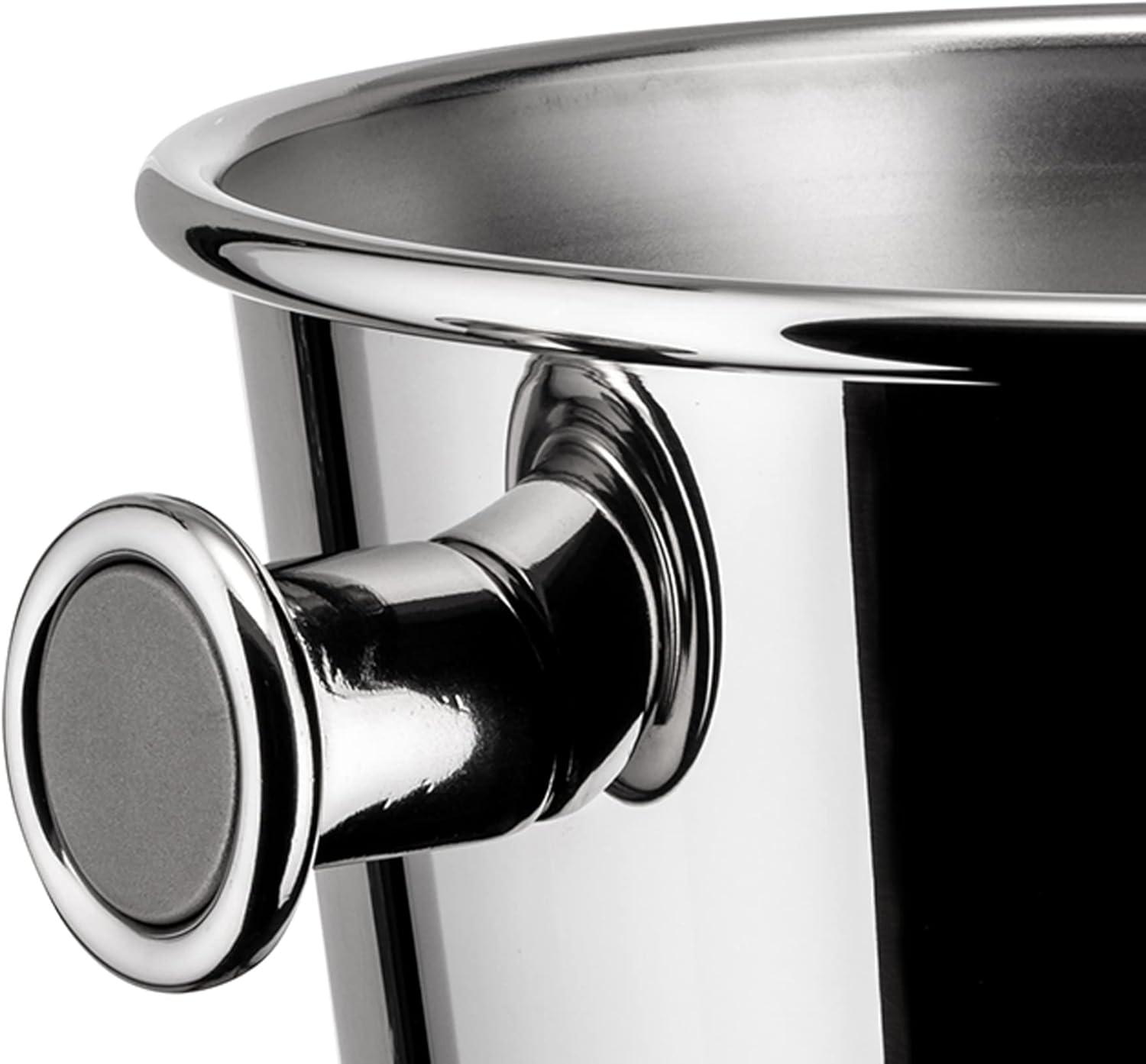 Alessi 5.5" Silver Stainless Steel Ice Bucket