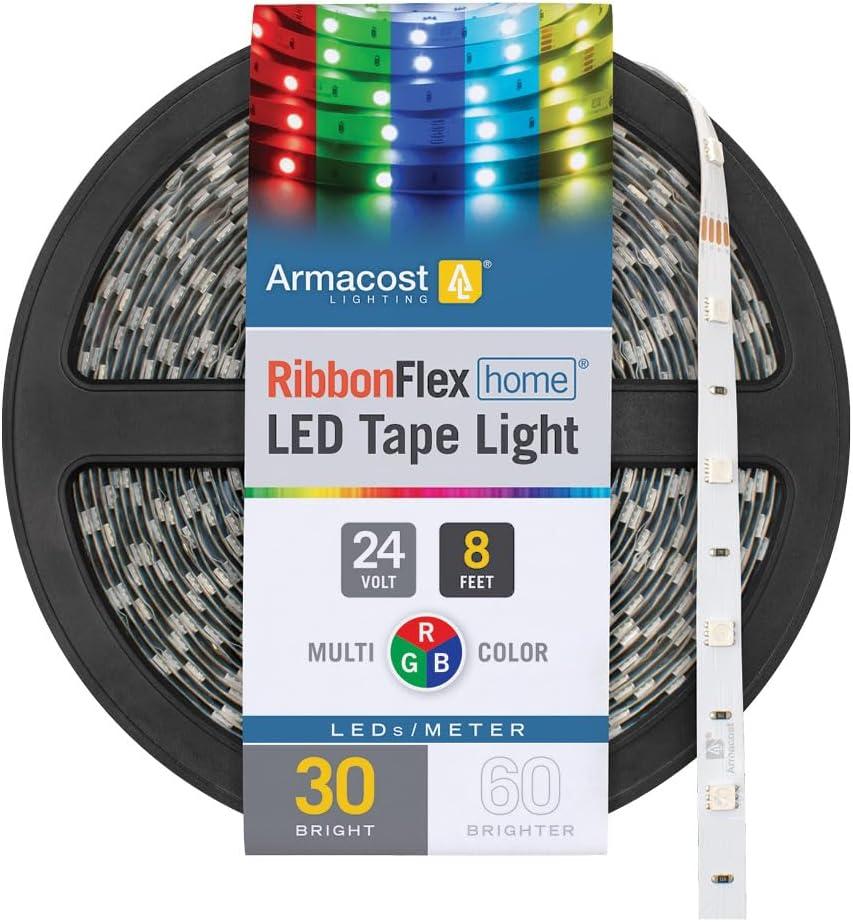 RibbonFlex Home, 24V, RGB, 30LEDs/M, IP20, 2.5M Undercabinet Strip Light
