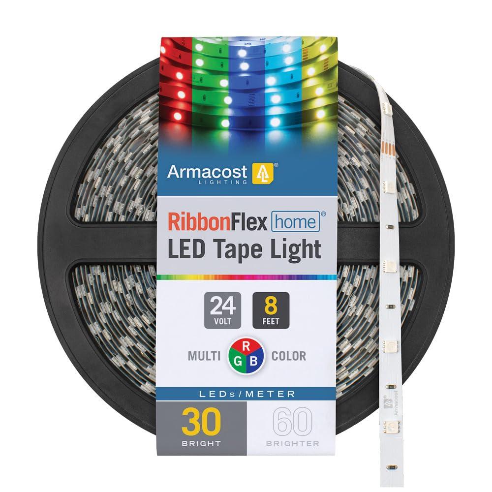 RibbonFlex Home, 24V, RGB, 30LEDs/M, IP20, 2.5M Undercabinet Strip Light