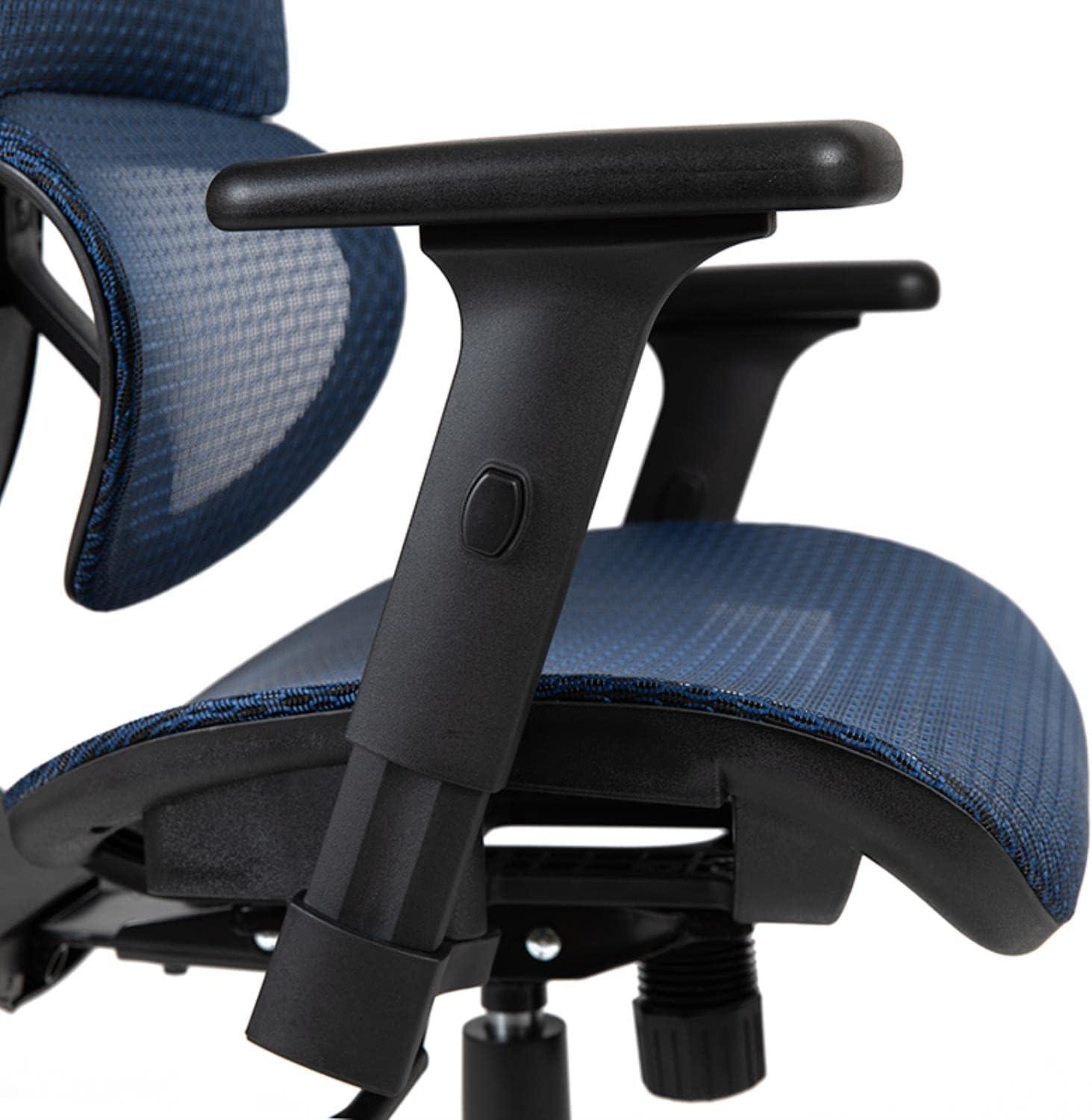 Flash Furniture Ergonomic Mesh Office Chair with 2-to-1 Synchro-Tilt, Adjustable Headrest, Lumbar Support, and Adjustable Pivot Arms