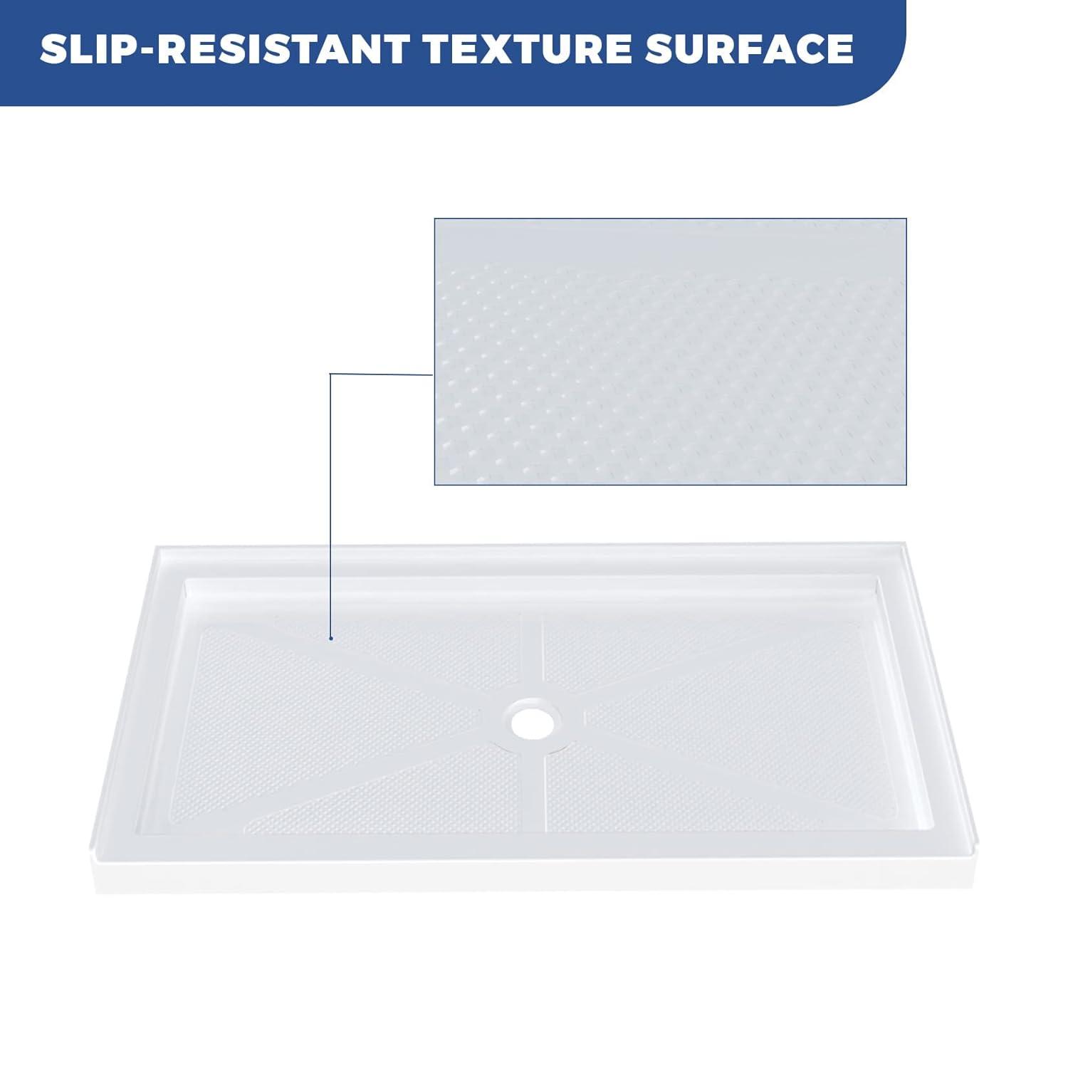 Miseno Mnosb6032c 60" X 32" Rectangular Shower Base - White