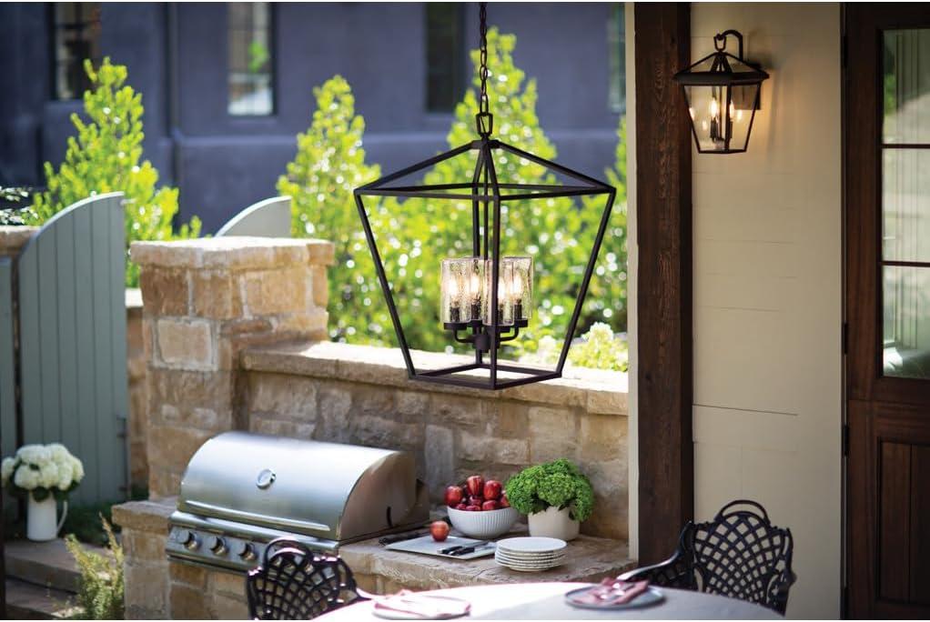 Alford Place 4 -Bulb 24.5" H Outdoor Hanging Lantern