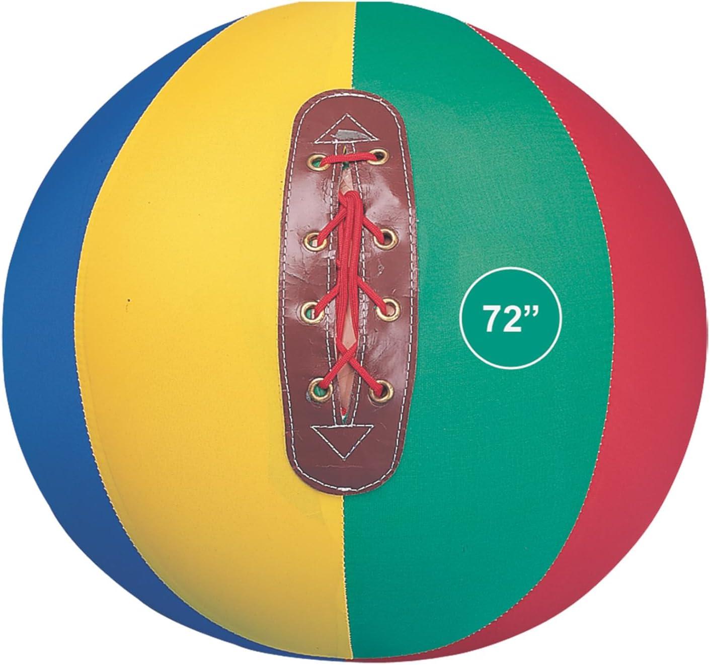 72-Inch Multicolor Rubber Playground Cage Ball