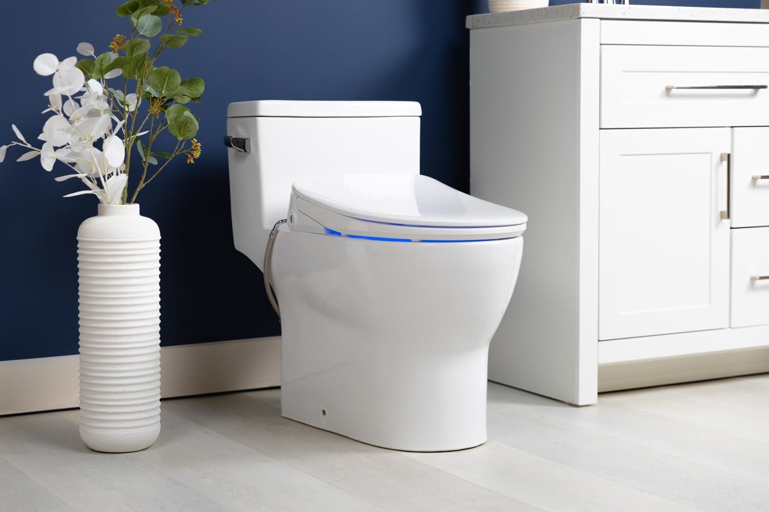 iX Pure Electric Bidet Seat for Round Toilets in White