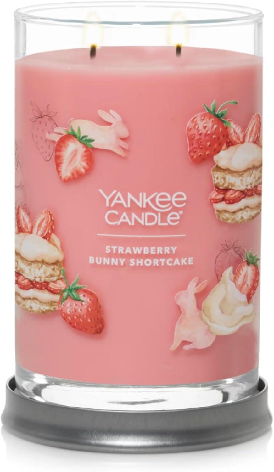 Yankee Candle Strawberry Bunny Shortcake - Large 2 Wick Tumbler Candle
