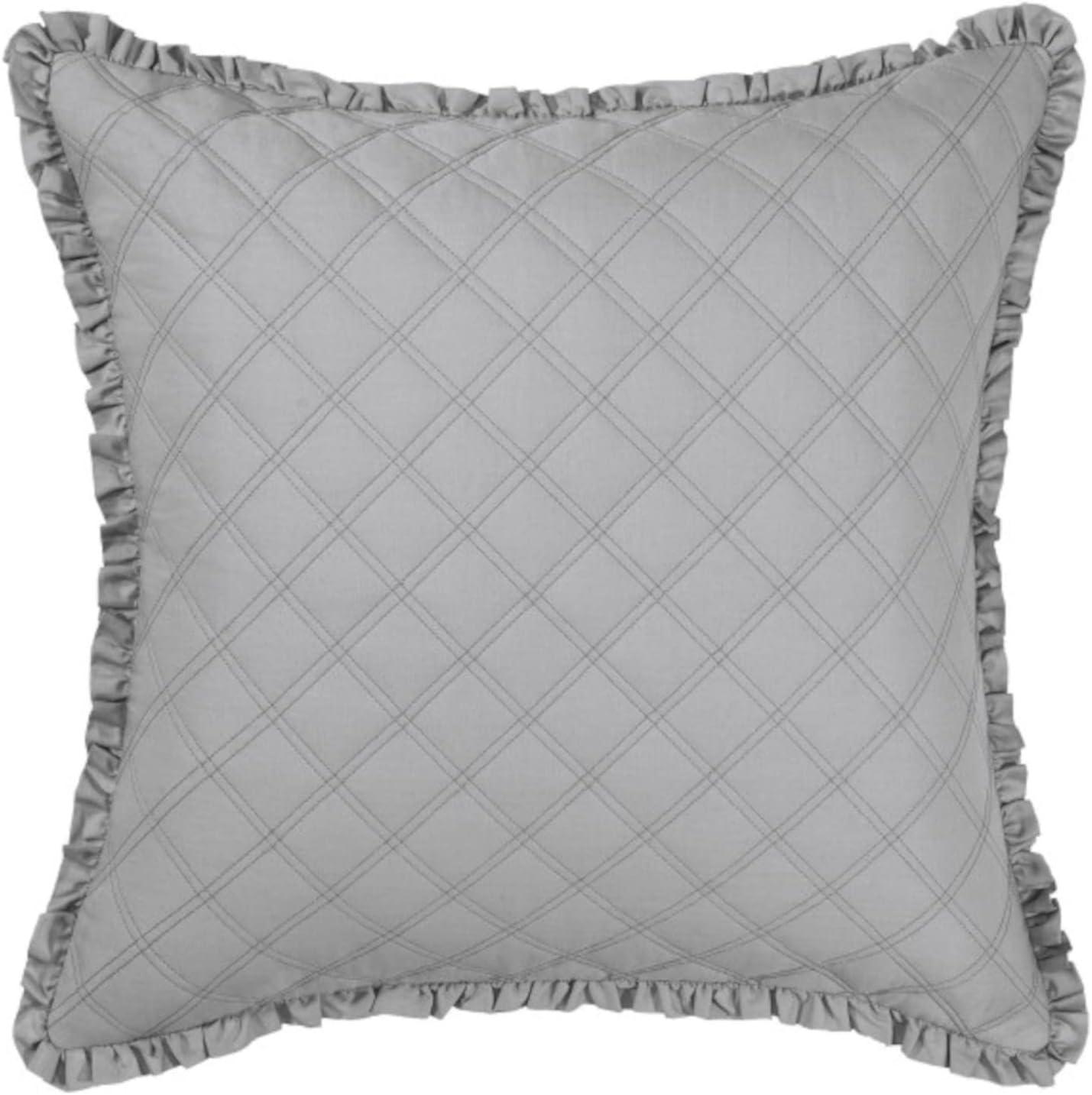 Laura Ashley Laura Ashley Annalise Floral Grey Cotton Bonus Comforter Set